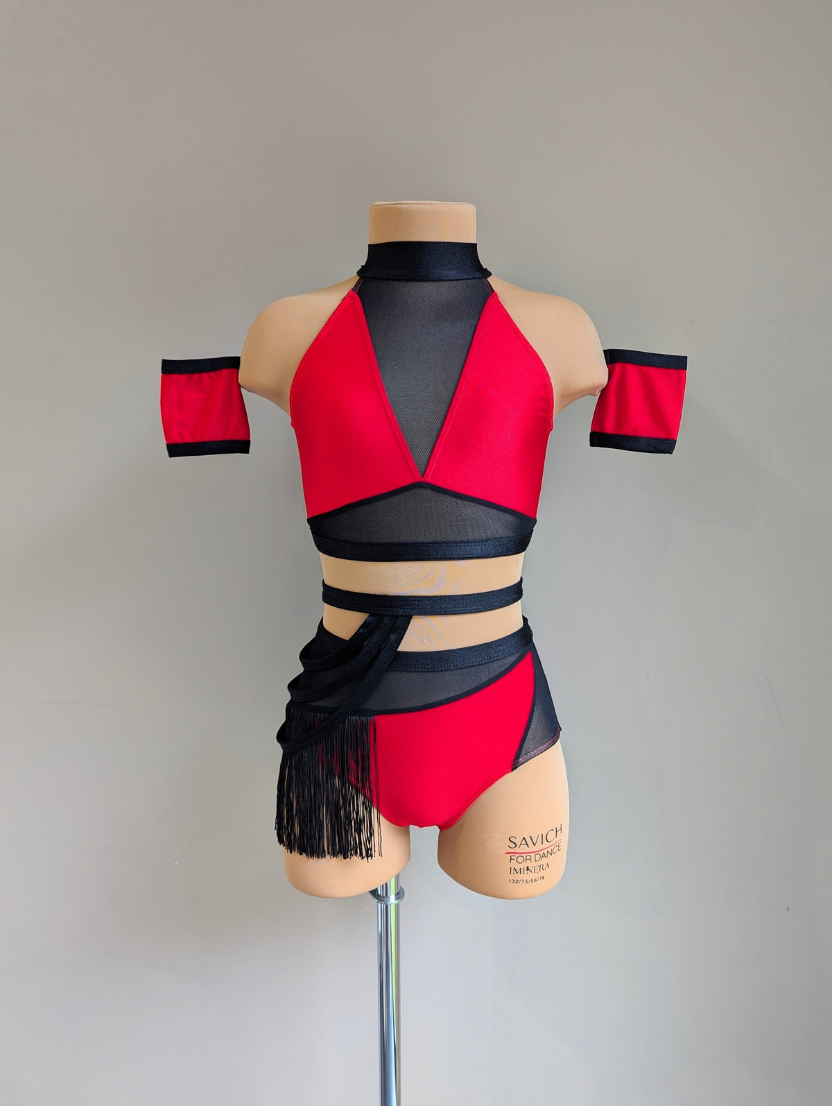 Aftershock Set - Red & Black – Dazzle Me Dancewear