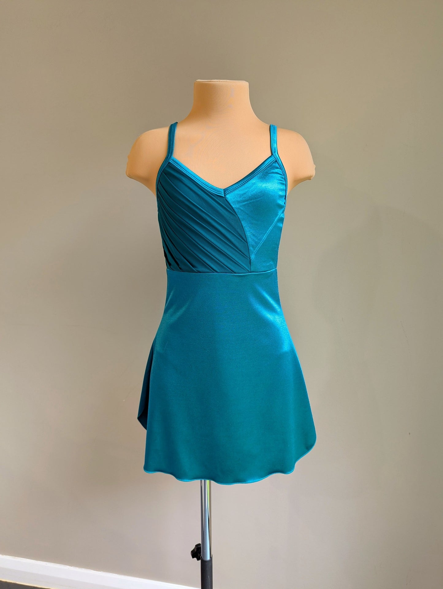 Cailin Slip Dress - Forest Satin 