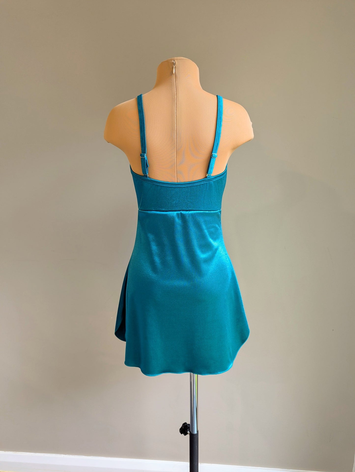 Cailin Slip Dress - Forest Satin 