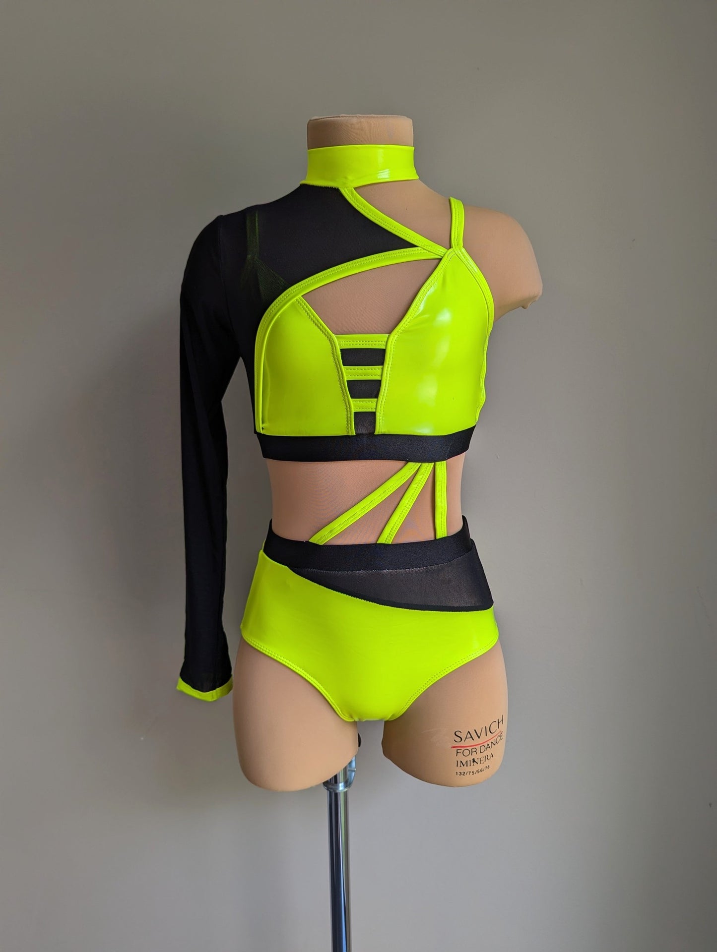 Bubblegum Burst Set - Black & Neon Yellow PVC 