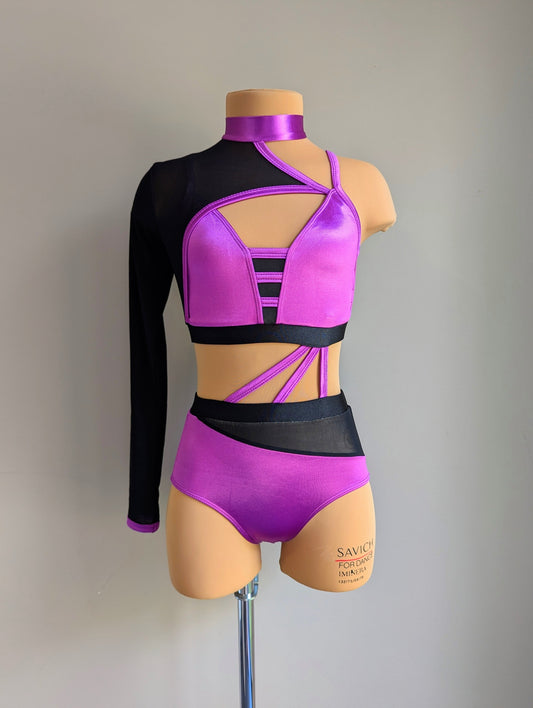 Bubblegum Burst Set - Black & Purple 