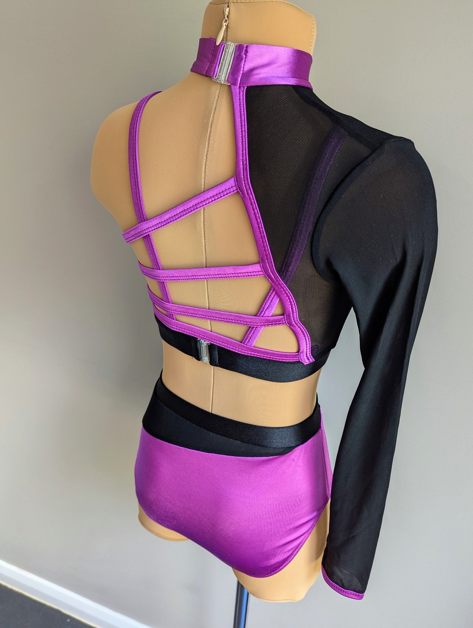 Bubblegum Burst Set - Black & Purple 