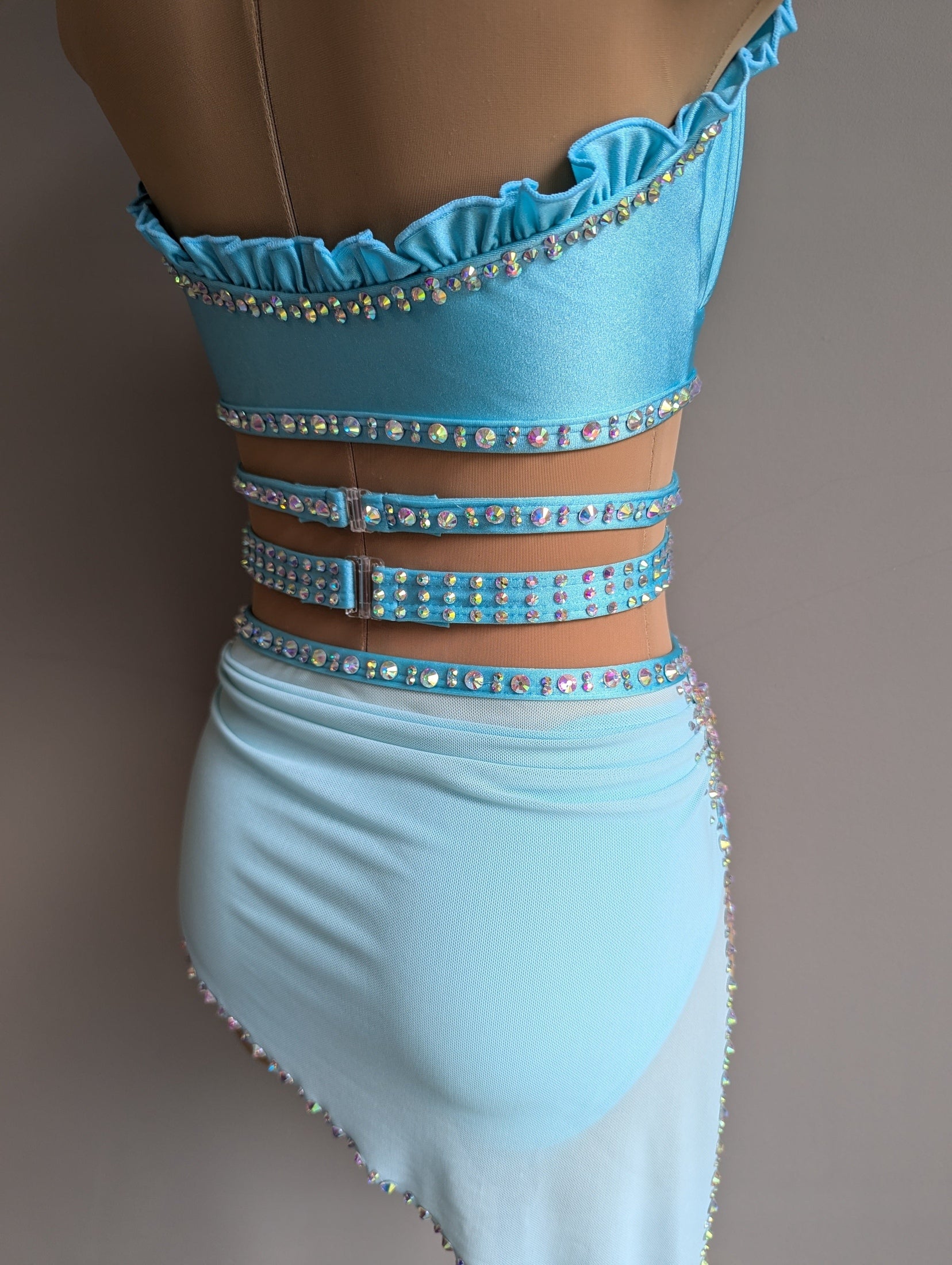 River Blue Feels Like Poetry Set - Barely There Dazzling by DMDC 