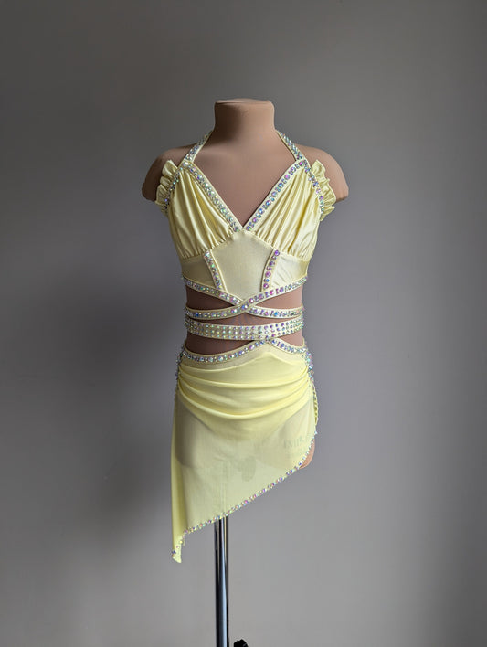 Pastel Yellow Feels Like Poetry Set - Barely There Dazzling by DMDC 