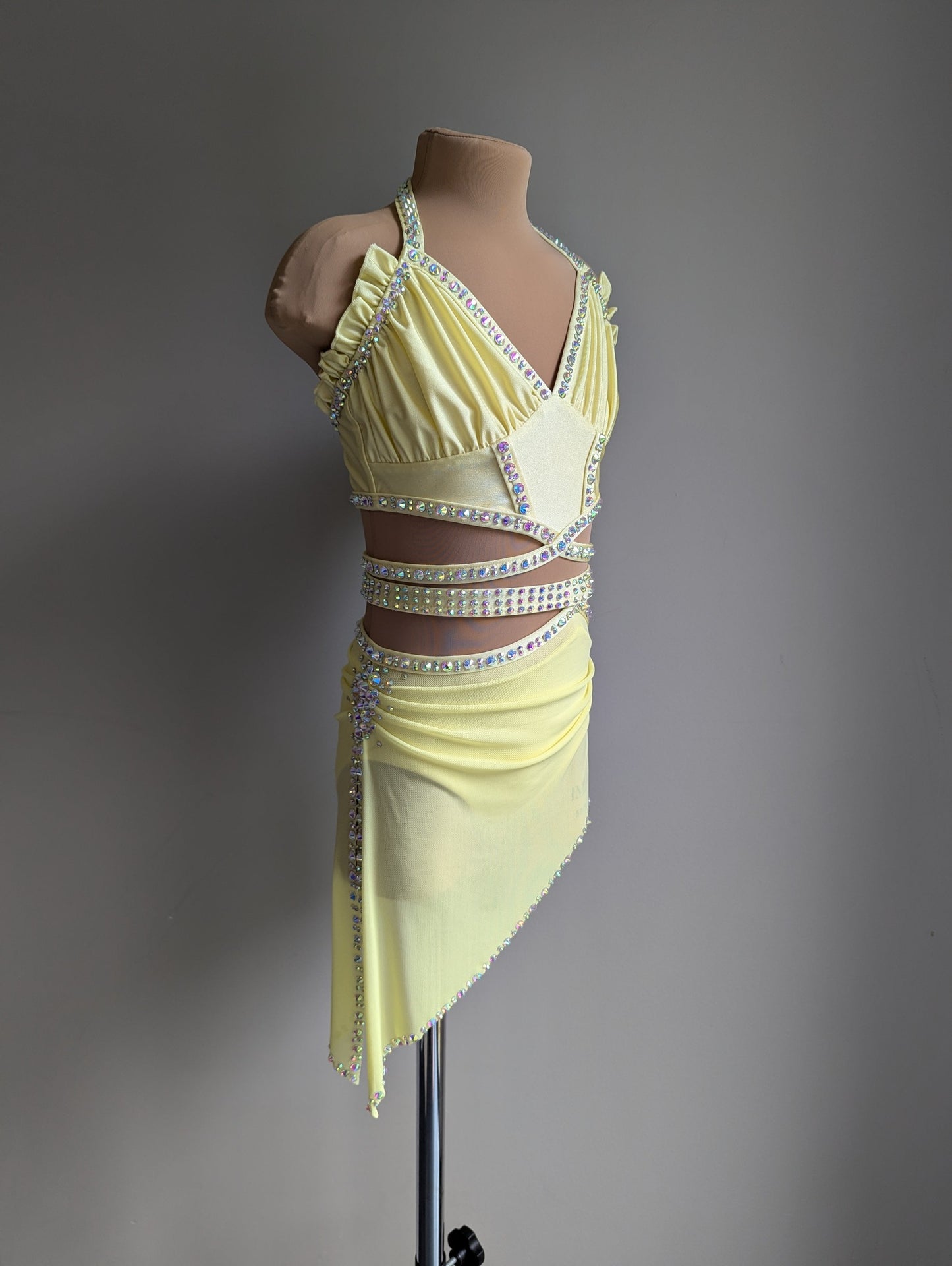 Pastel Yellow Feels Like Poetry Set - Barely There Dazzling by DMDC 