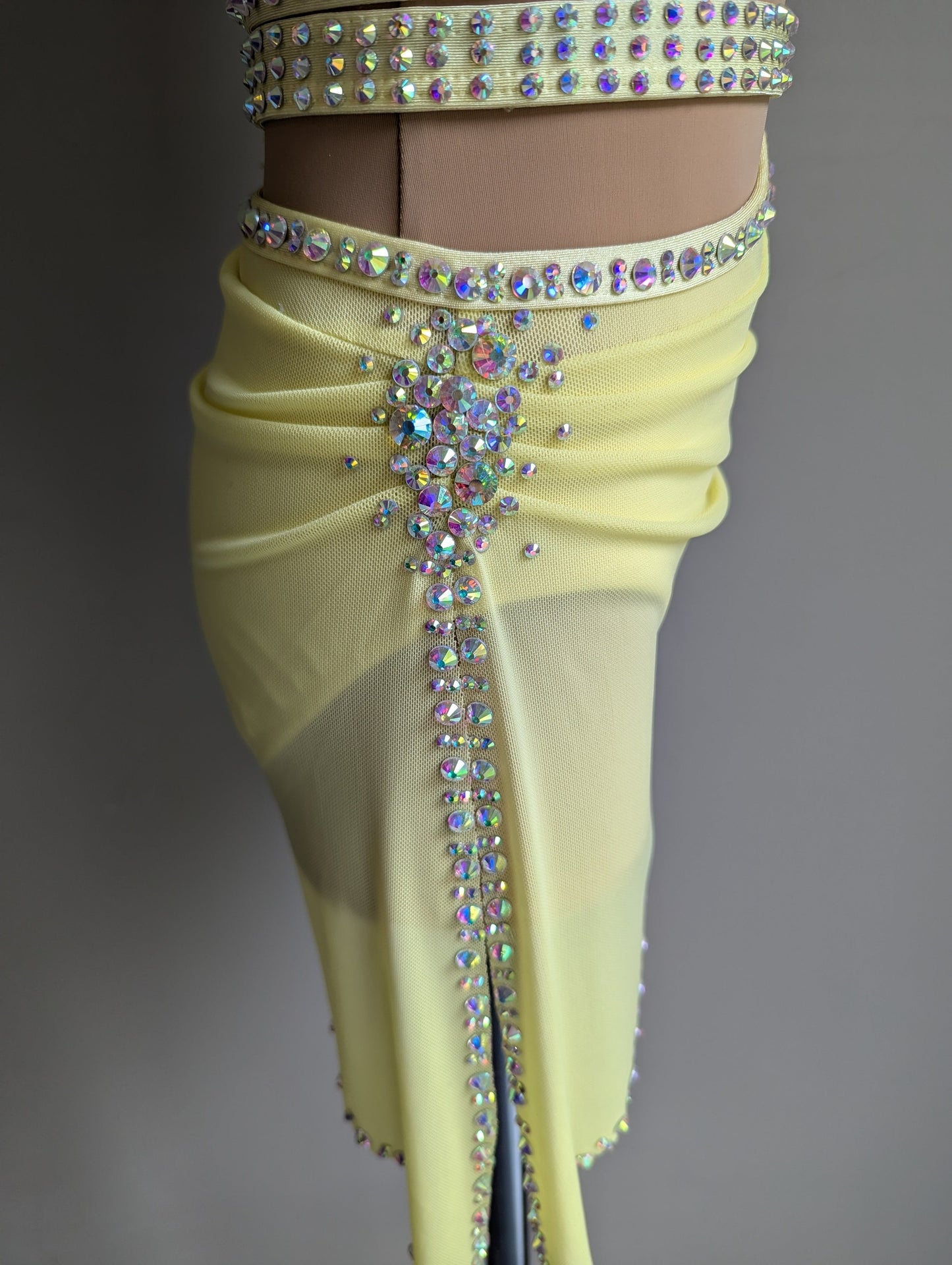 Pastel Yellow Feels Like Poetry Set - Barely There Dazzling by DMDC 