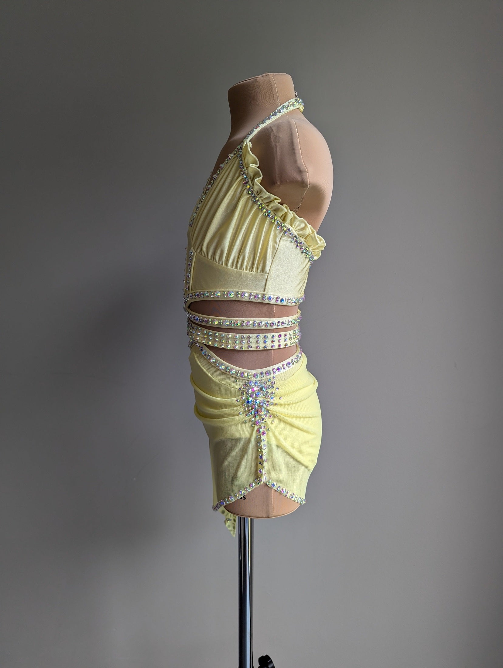 Pastel Yellow Feels Like Poetry Set - Barely There Dazzling by DMDC 