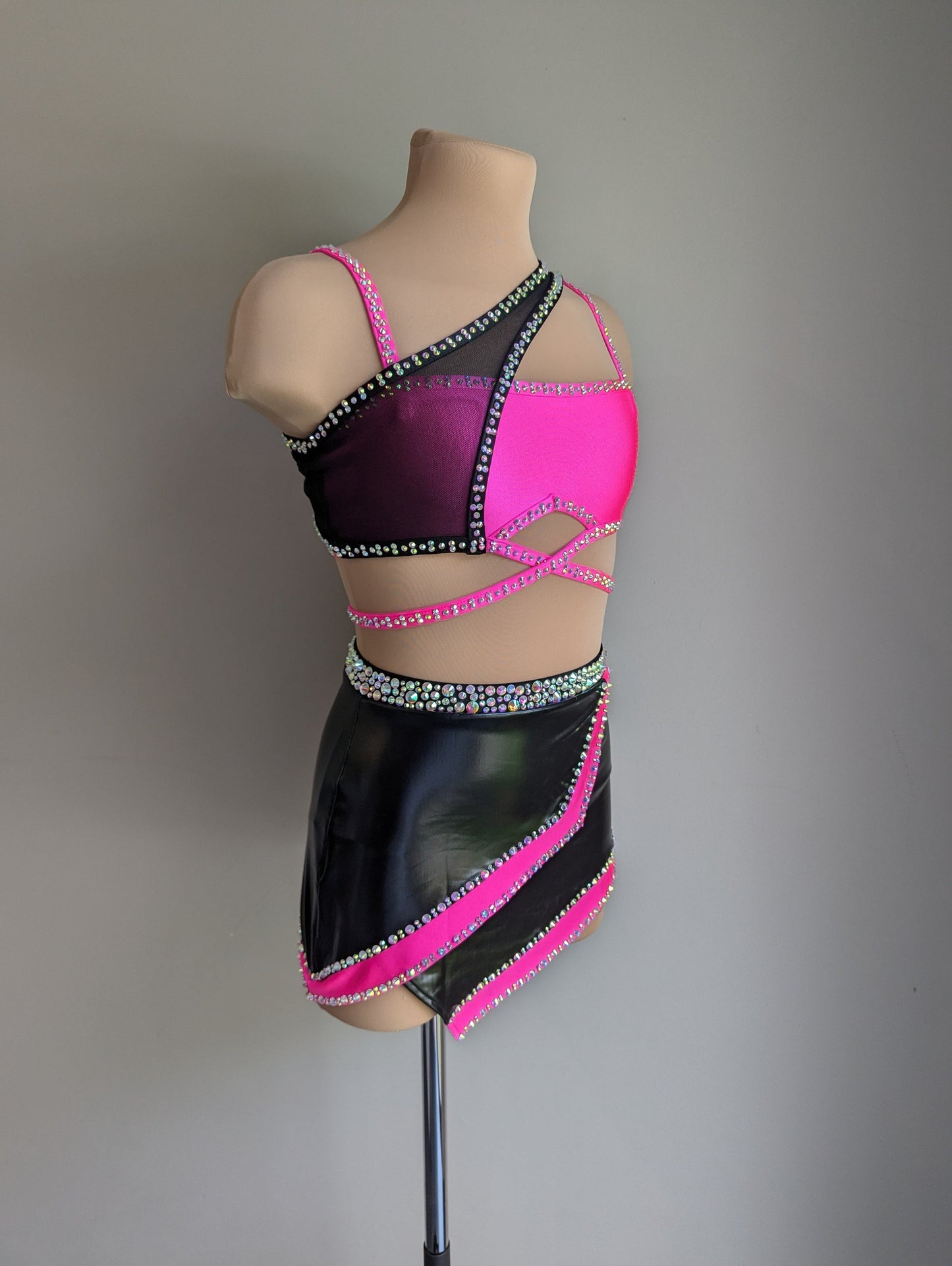 Sassy Skirt & Sassy Crop - Barely There Dazzling by DMDC 