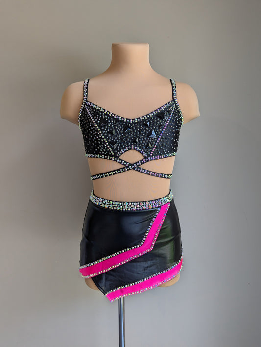 Sassy Skirt & Asha Crop Black - Dazzle Pack 