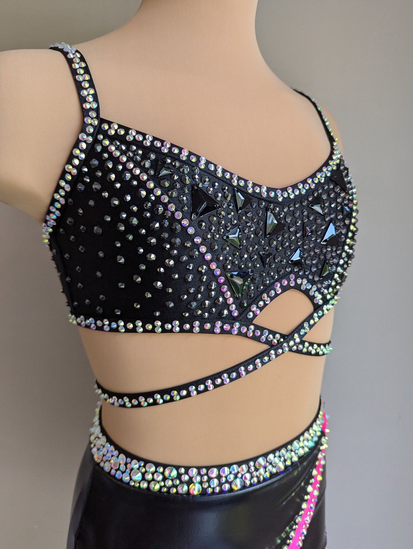 Sassy Skirt & Asha Crop Black - Dazzle Pack 