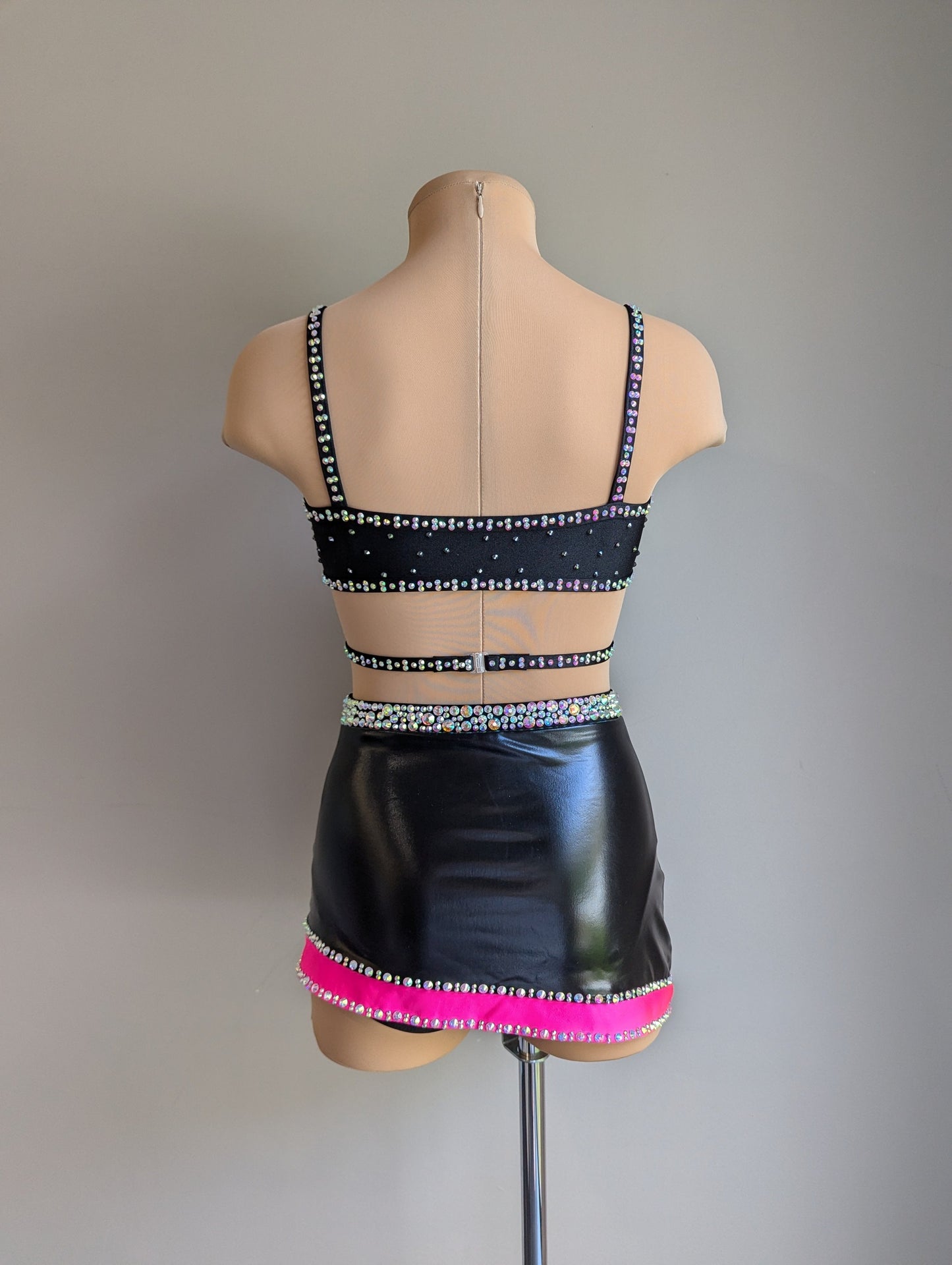 Sassy Skirt & Asha Crop Black - Dazzle Pack 