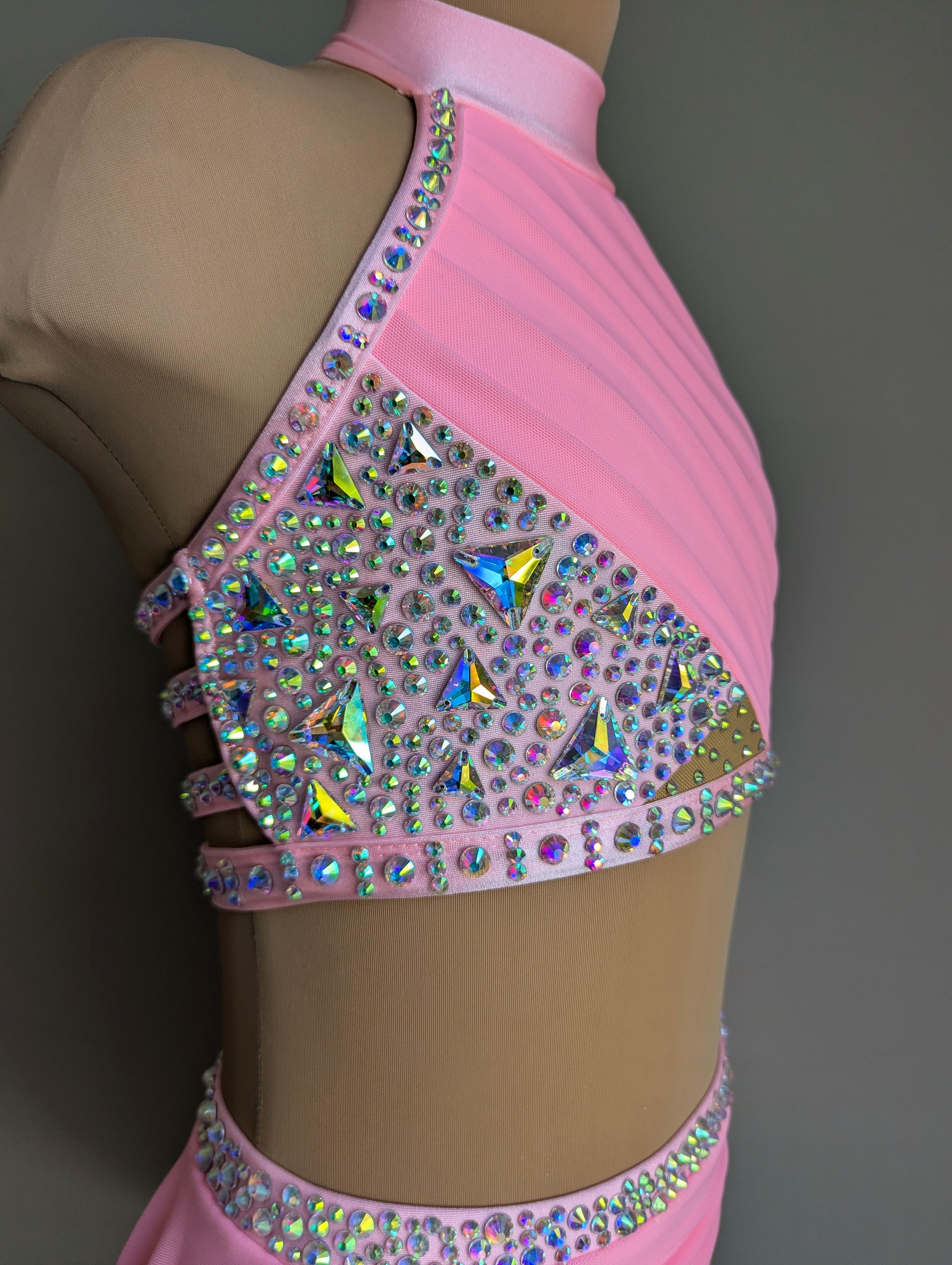 Ballet Pink Adelaide Set - Barely There Dazzling by DMDC 