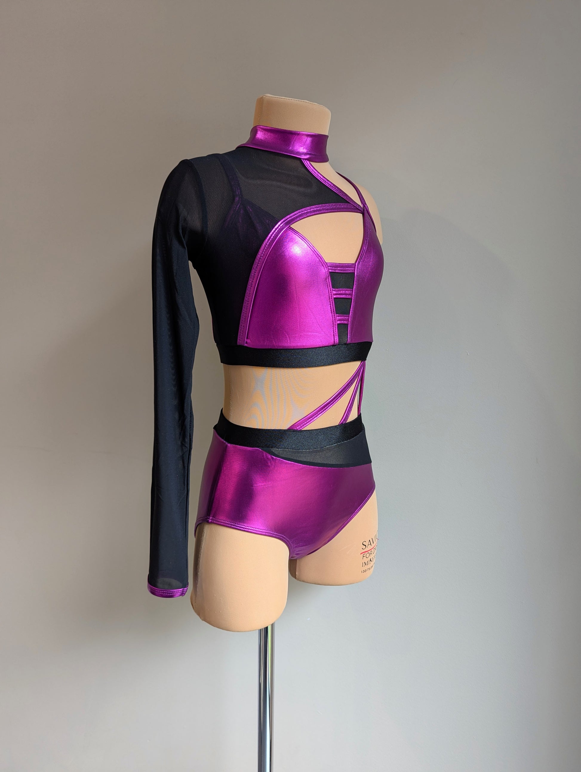 Bubblegum Burst Set - Black & Violet 