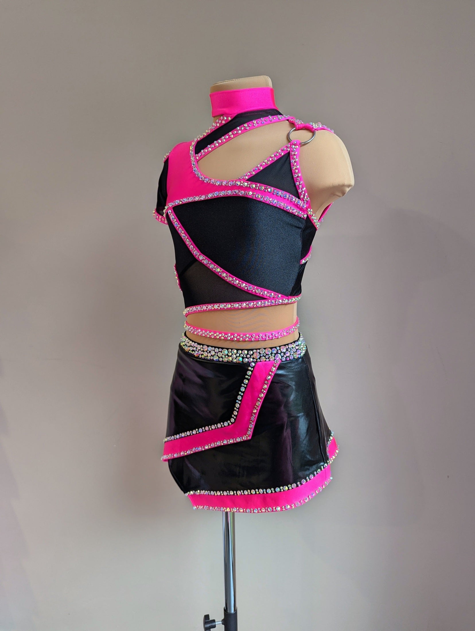 Non-Negotiable Crop & Sassy Skirt - Barely There Dazzling 