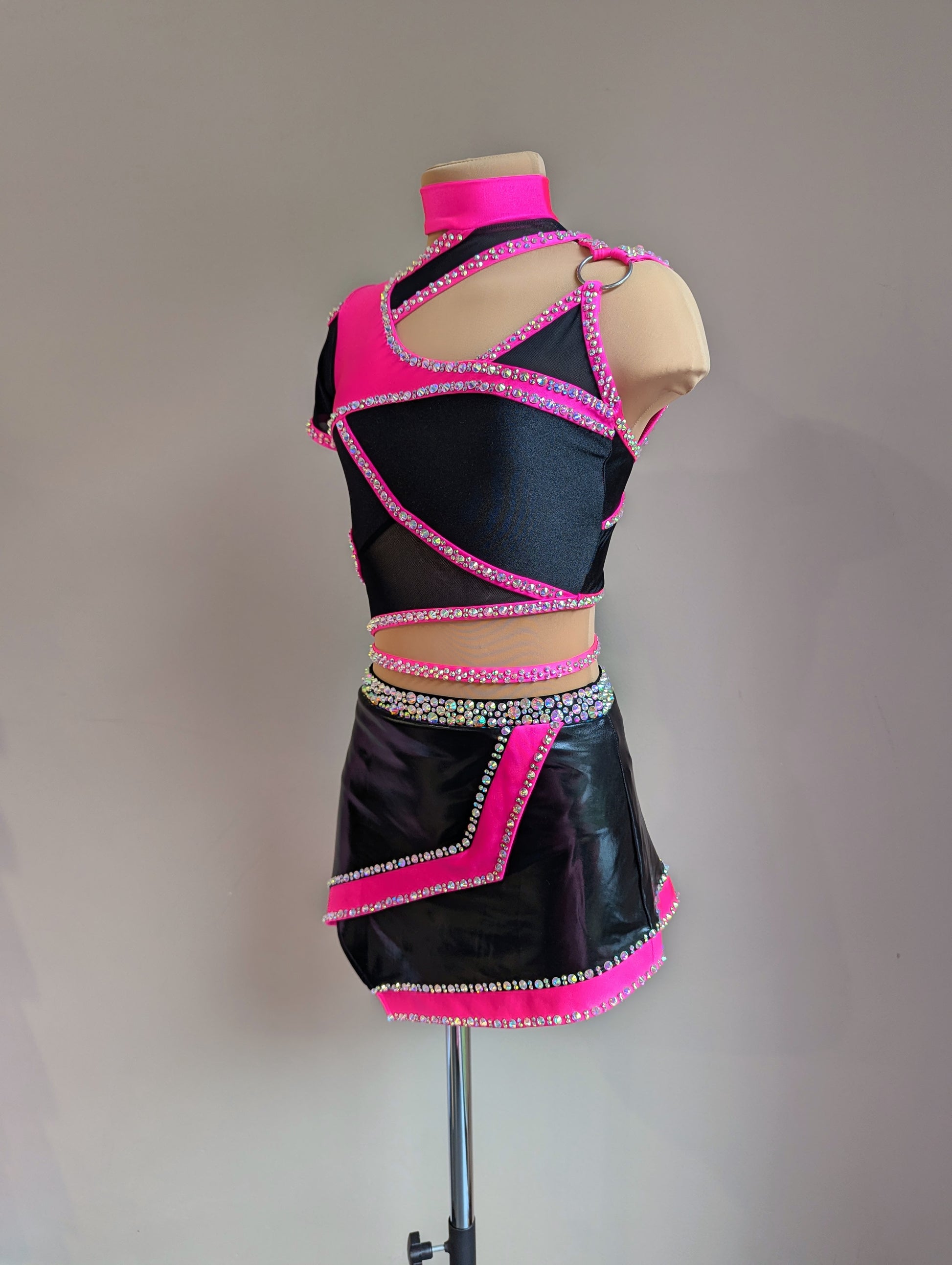 Non-Negotiable Crop & Sassy Skirt - Barely There Dazzling 