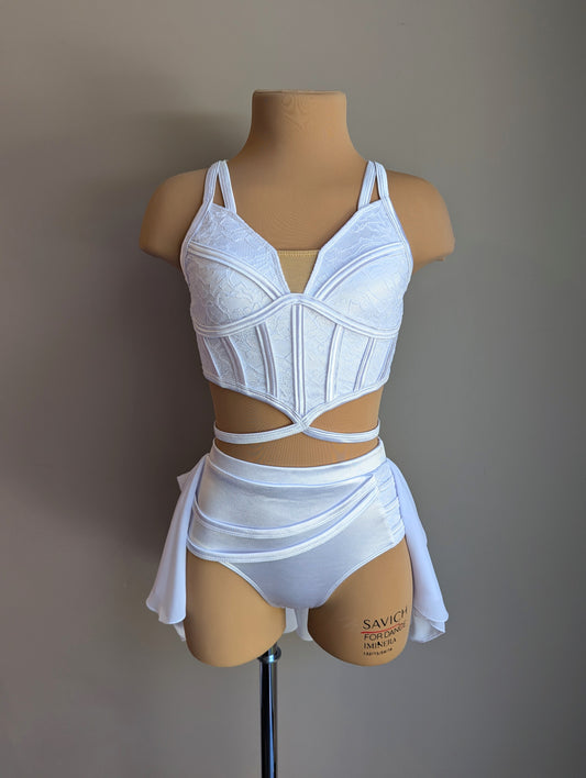 Cherish Set- White Lace 