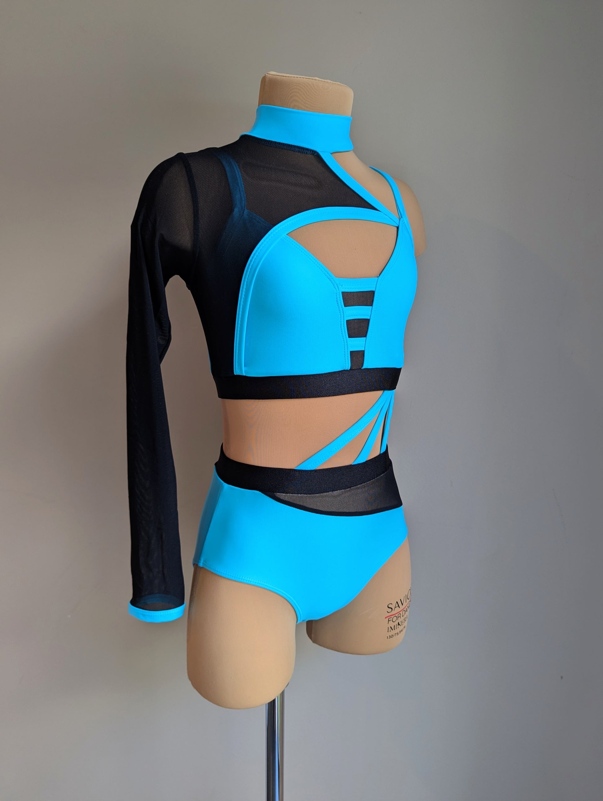 Bubblegum Burst Set - Black & Aqua 