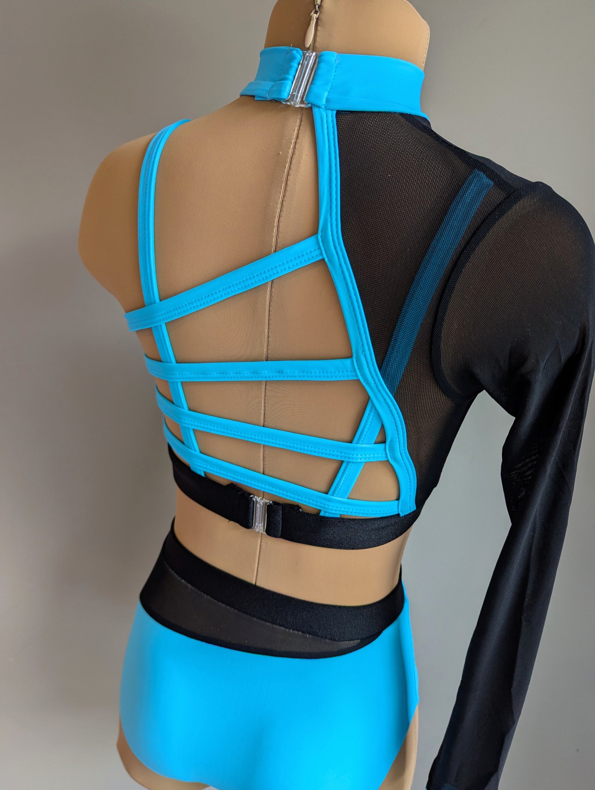 Bubblegum Burst Set - Black & Aqua 