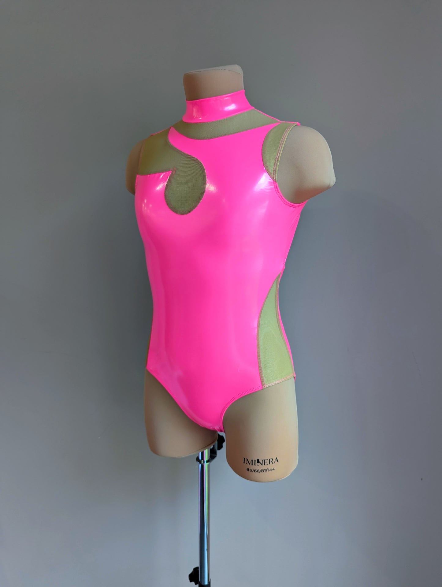 Dangerous Leotard - Pink PVC Discontinued 