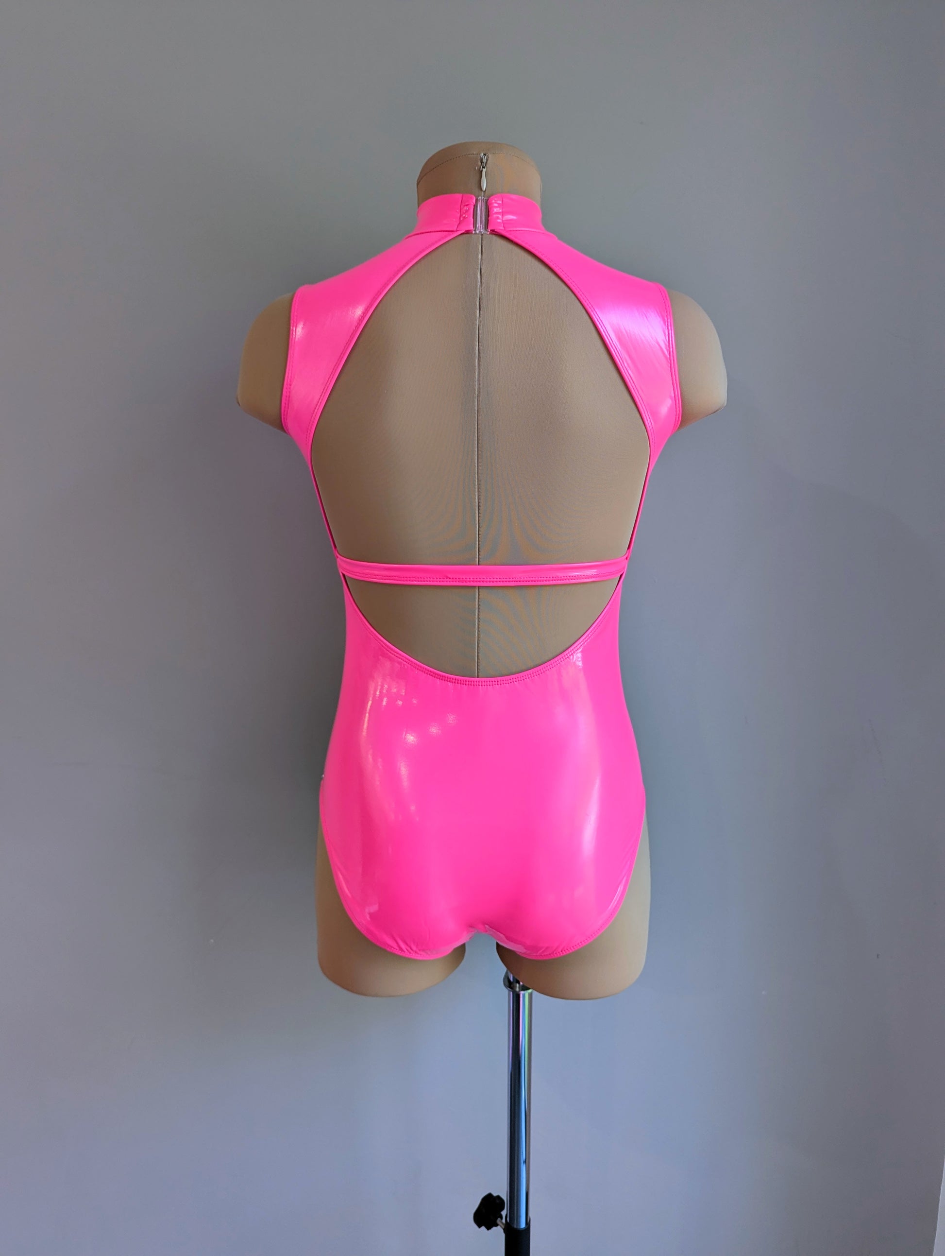 Dangerous Leotard - Pink PVC Discontinued 