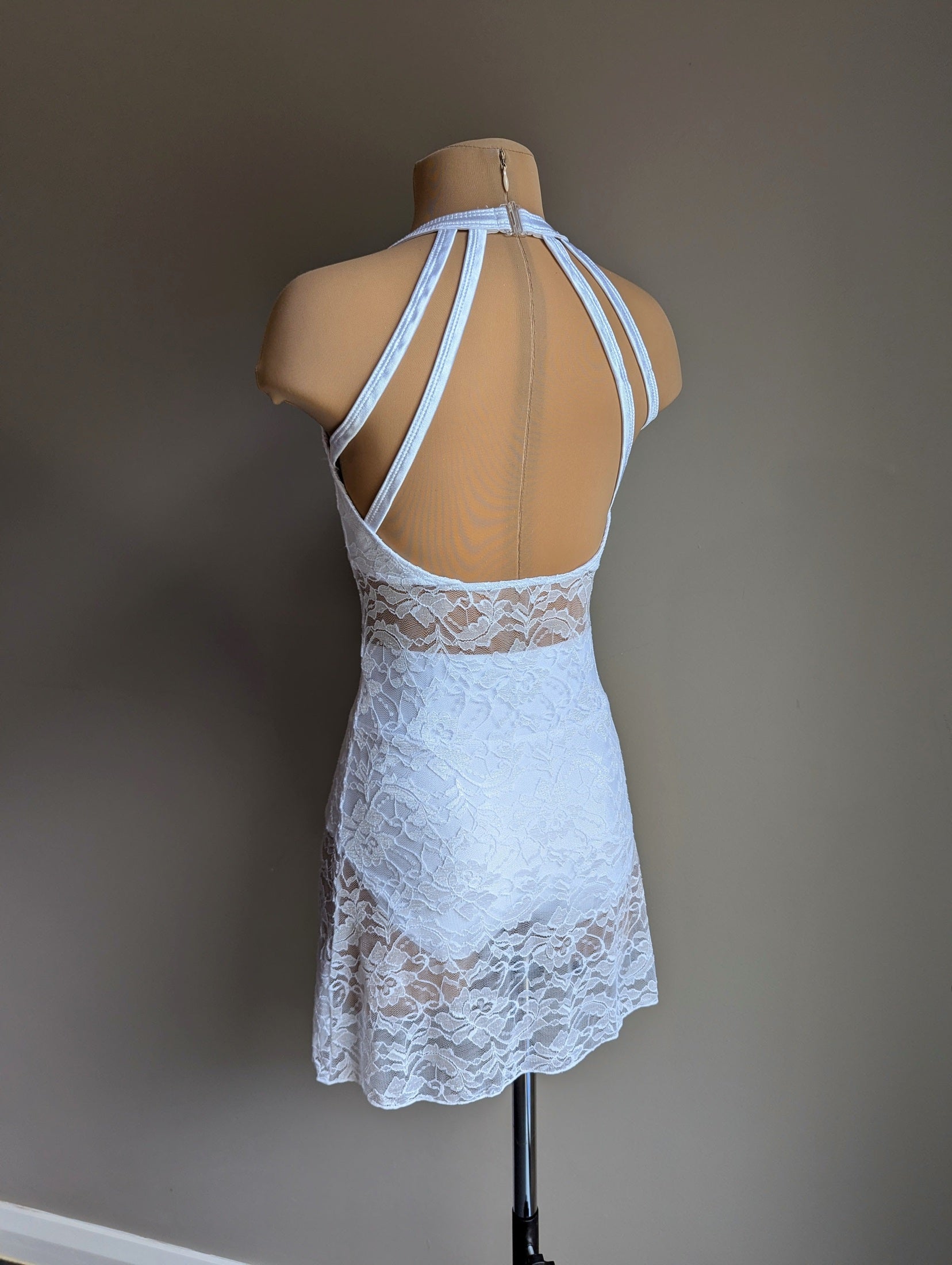 Silhouette 2.0 Slip Dress - White Lace Briefs Included 