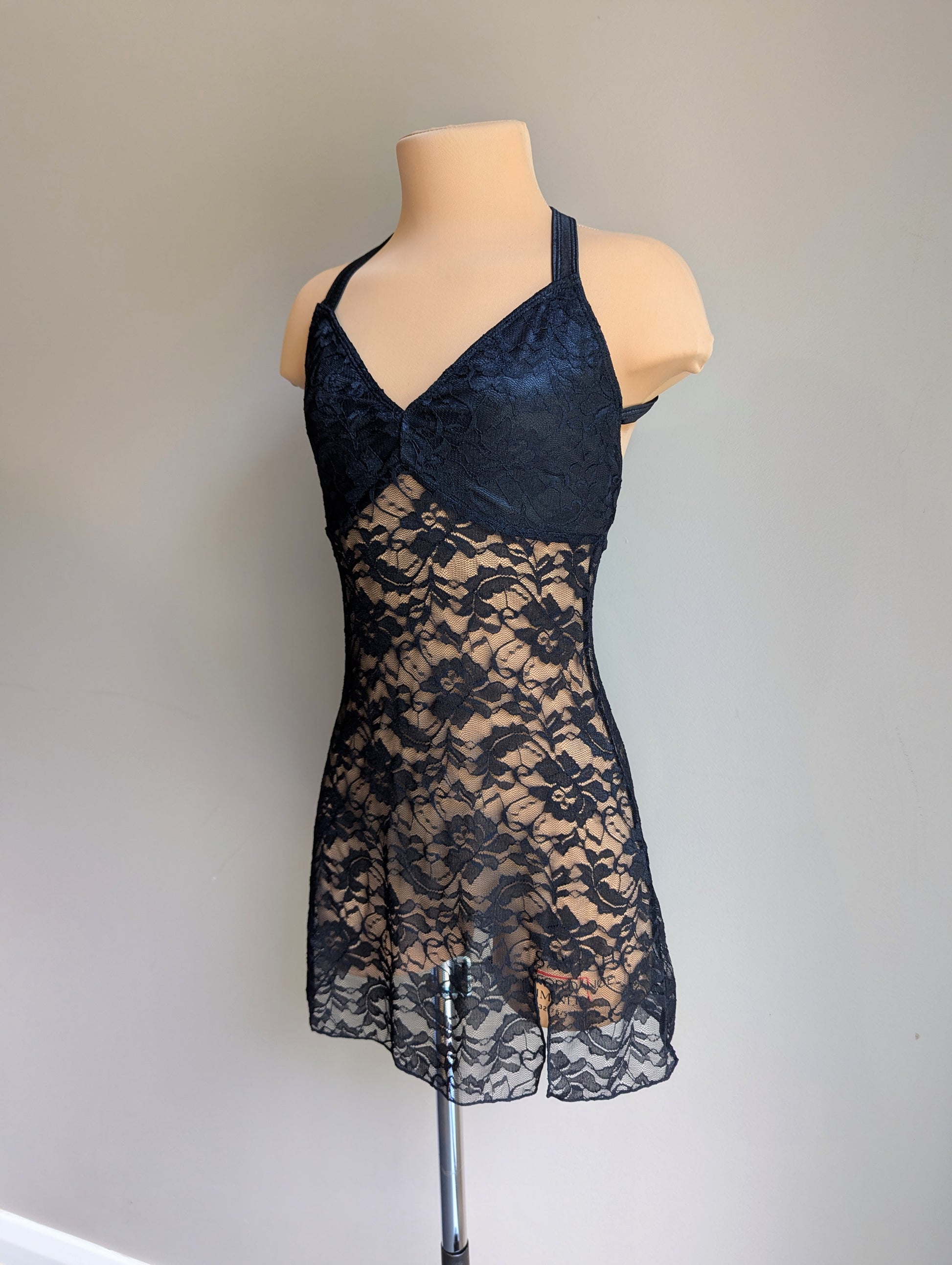 Silhouette 2.0 Slip Dress - Black Lace Briefs Not Included 
