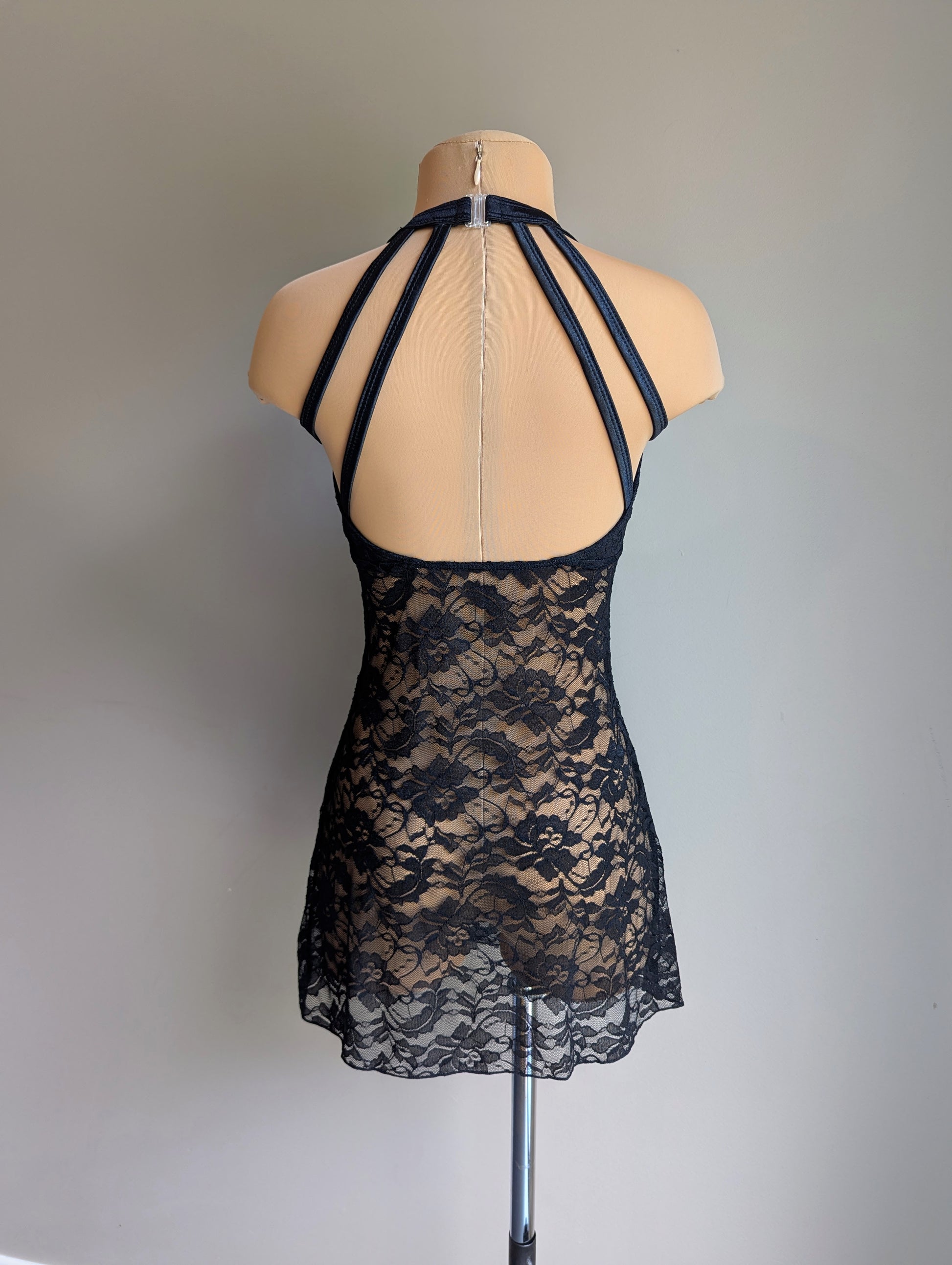 Silhouette 2.0 Slip Dress - Black Lace Briefs Not Included 