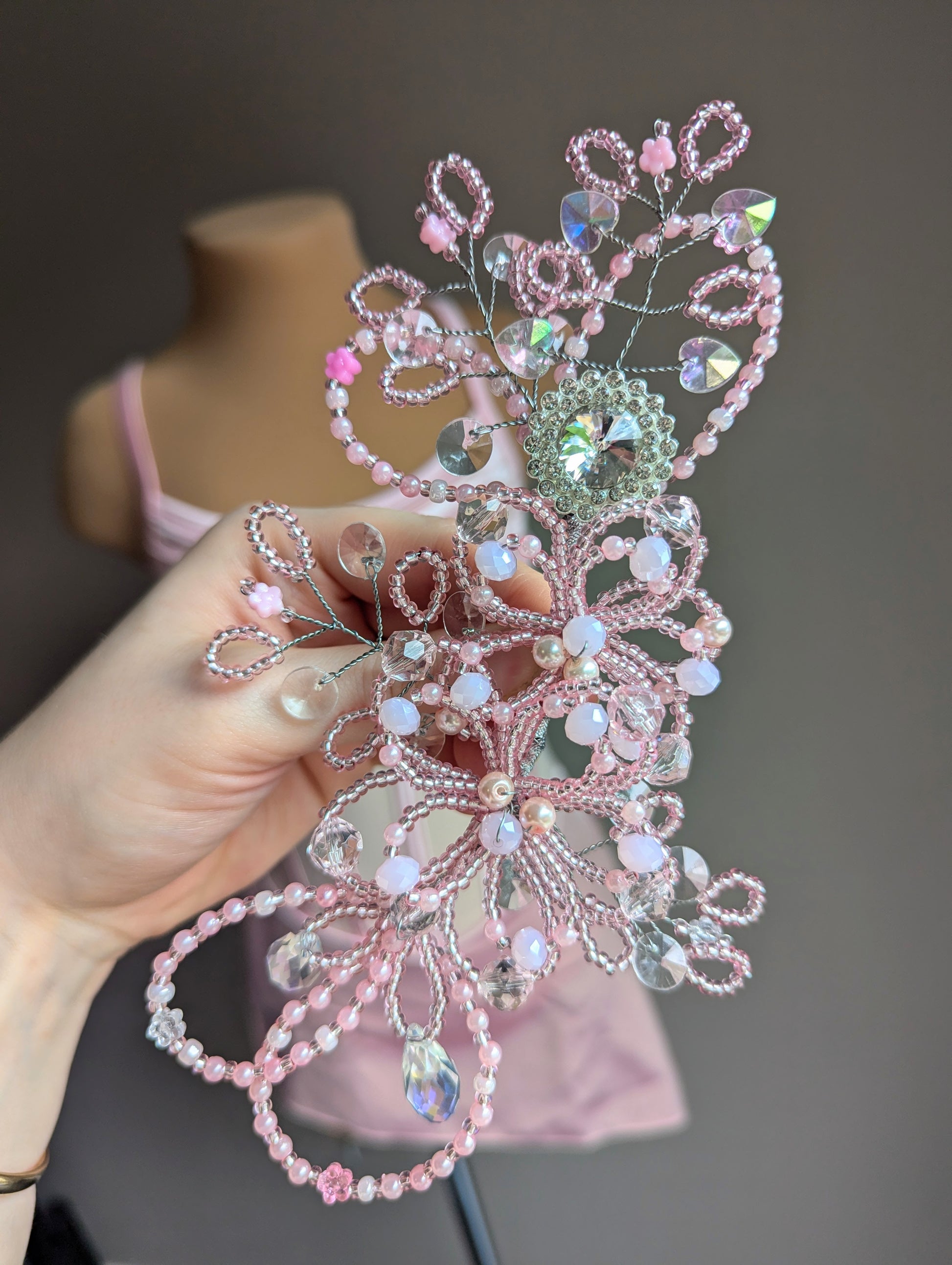 Headpiece - Pastel Pink 