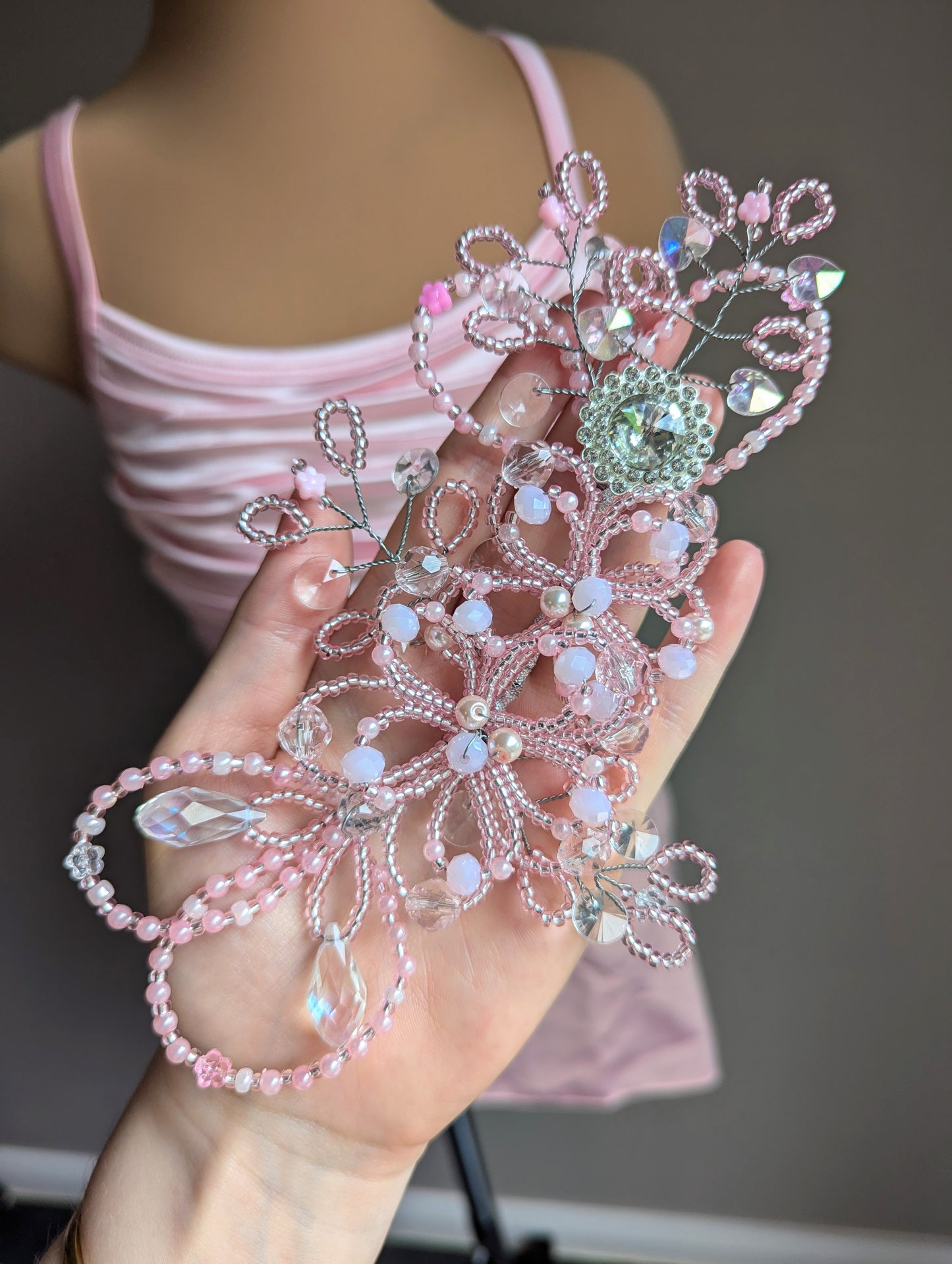 Headpiece - Pastel Pink 