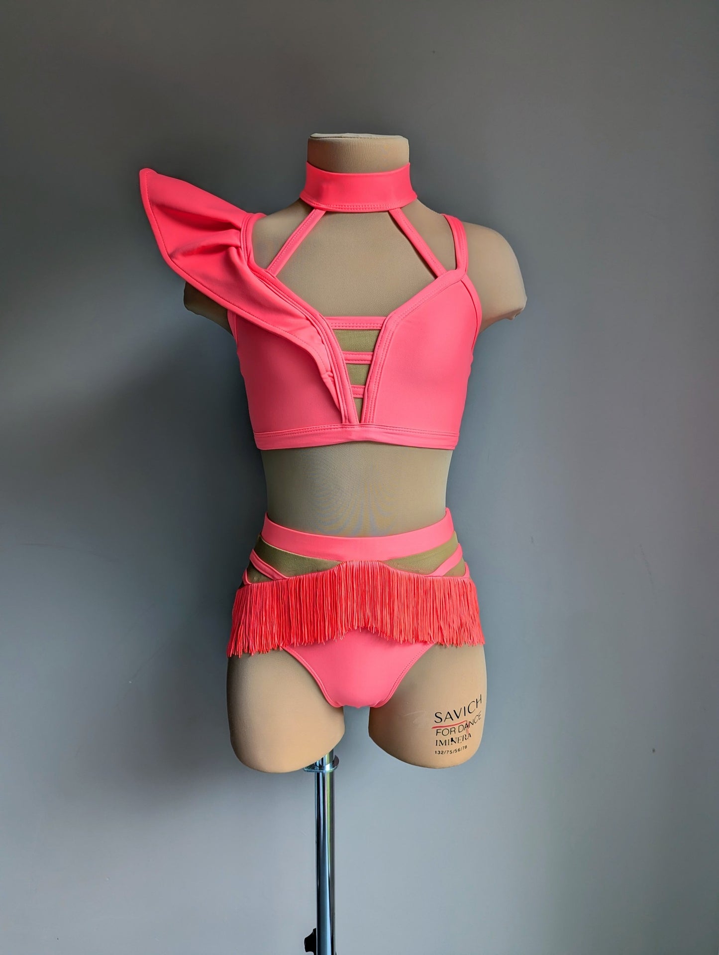 Curtain Call Set - Neon Coral 