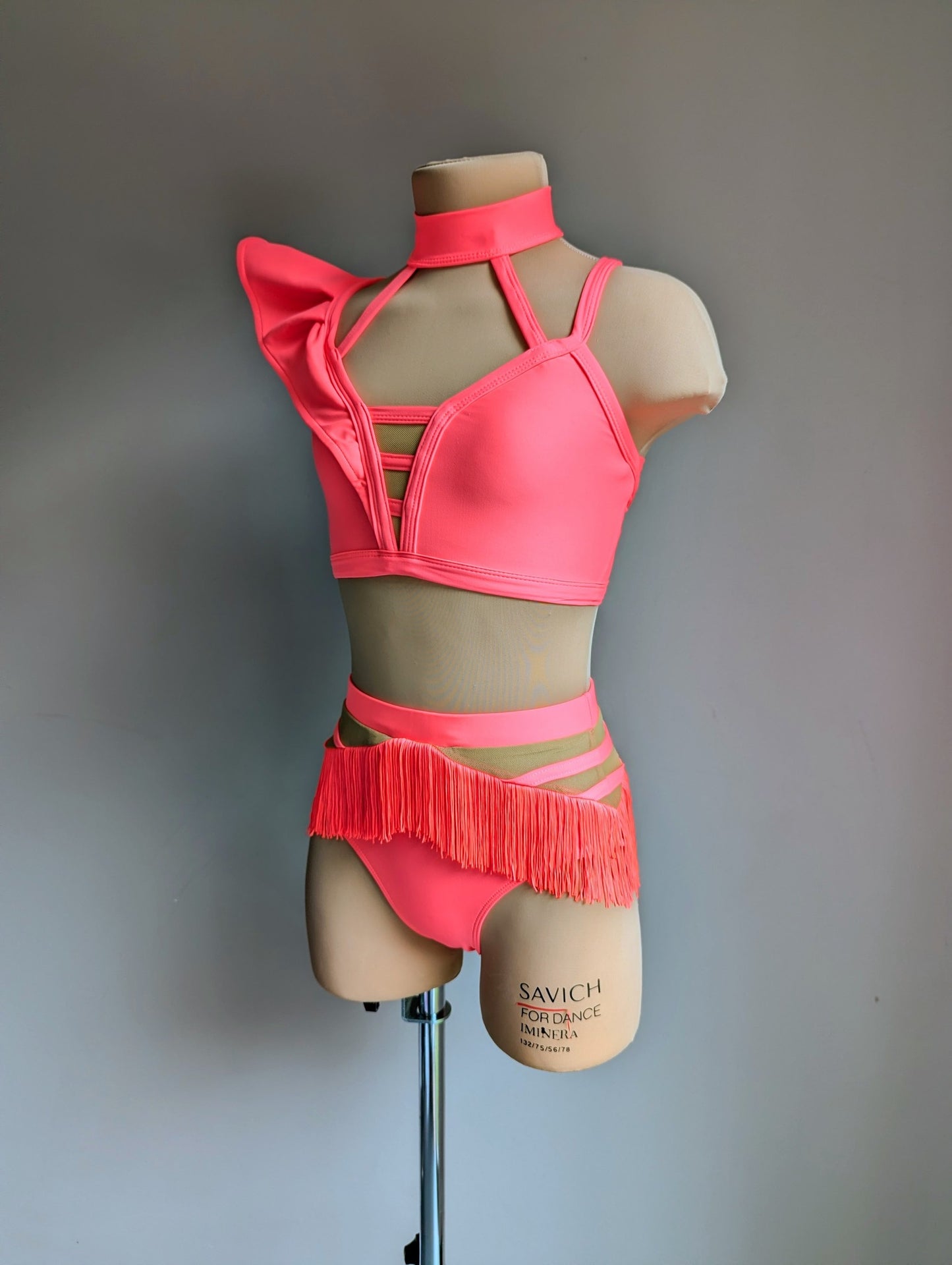 Curtain Call Set - Neon Coral 