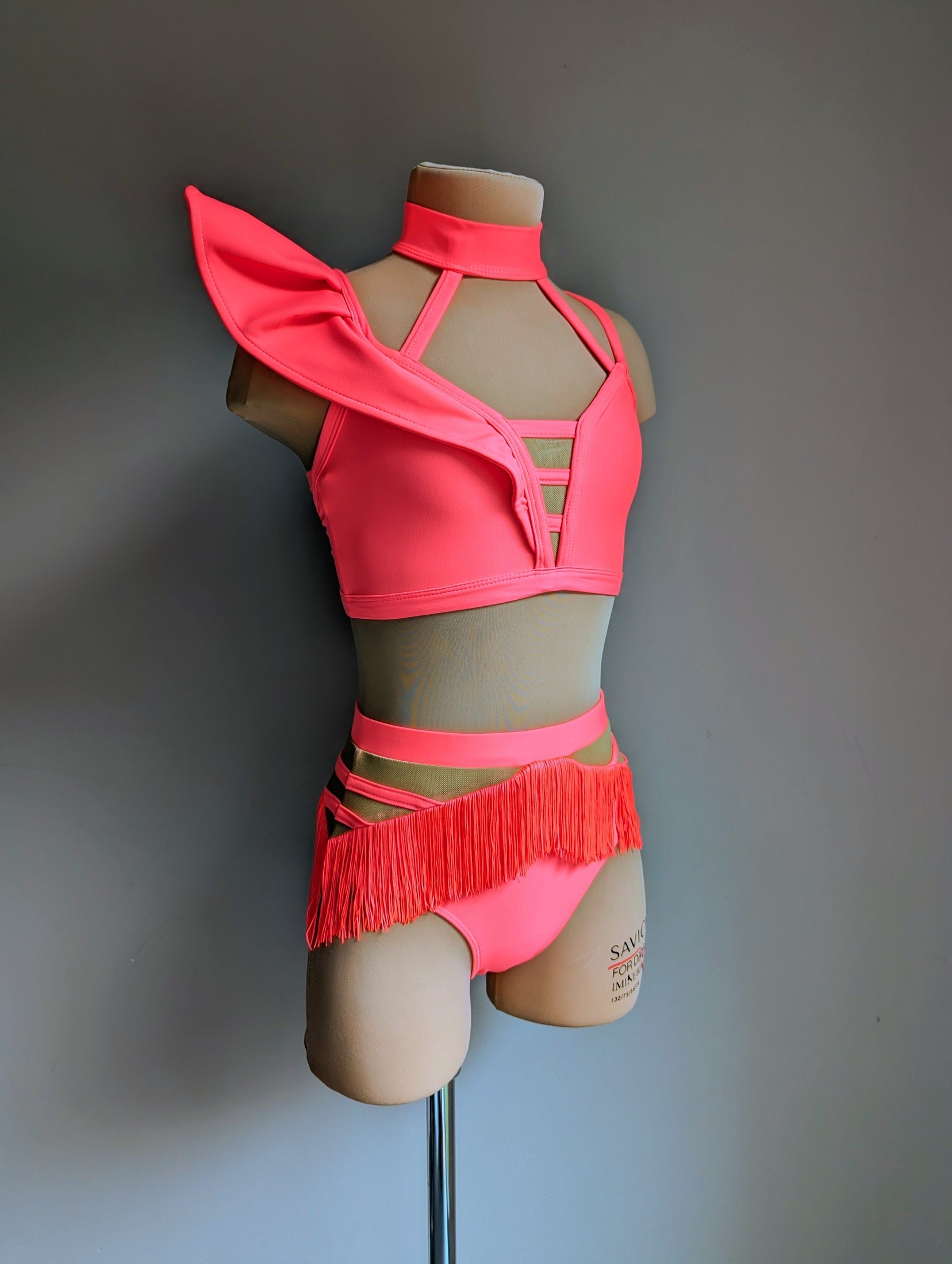 Curtain Call Set - Neon Coral 