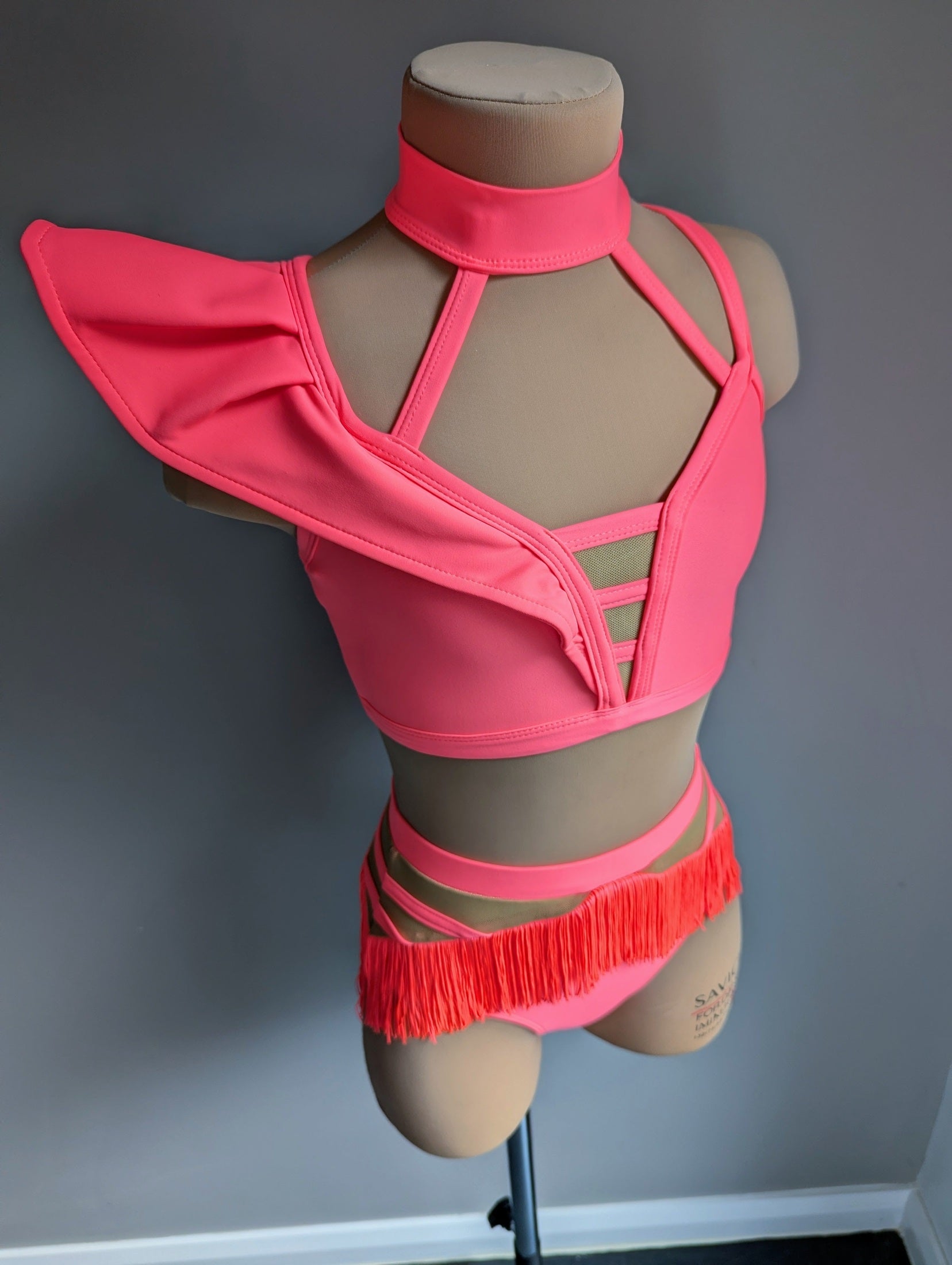 Curtain Call Set - Neon Coral 