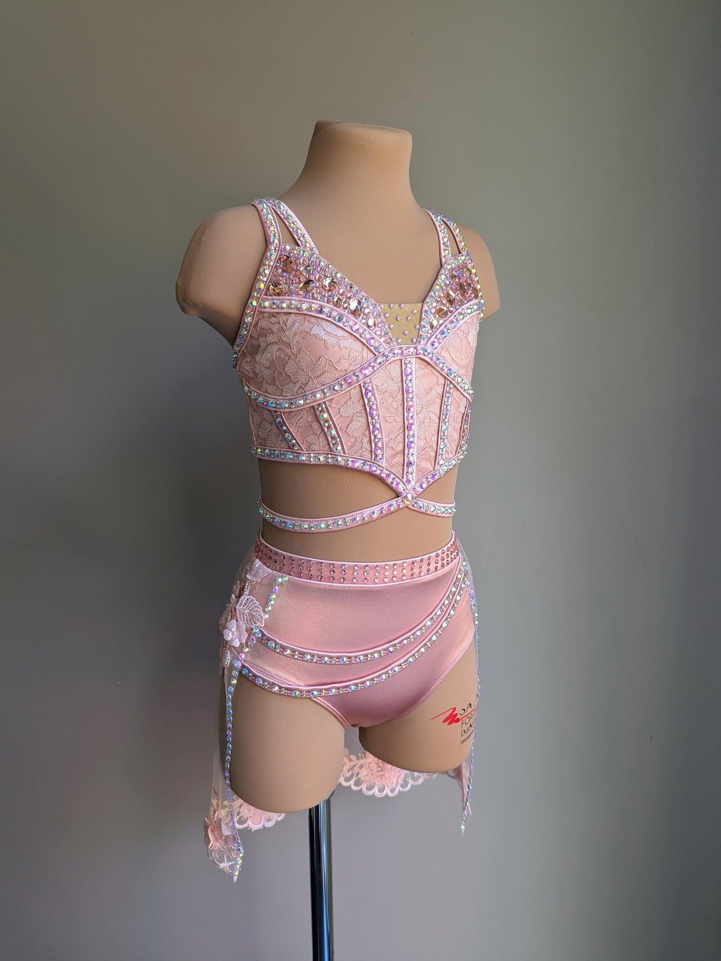 Cherish Bloom Blush Pink Satin: Delicate Skirt - Limited Edition Costume 