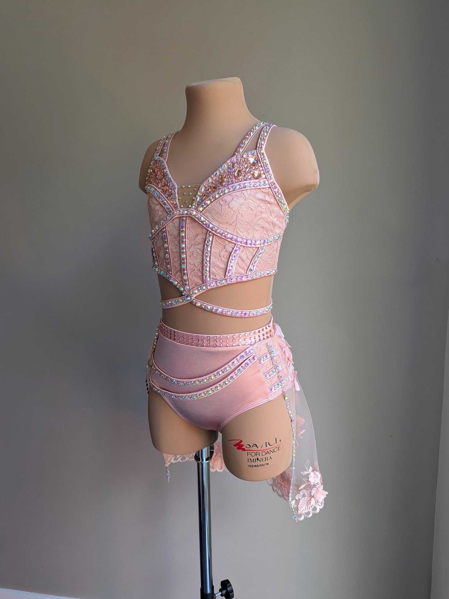 Cherish Bloom Blush Pink Satin: Delicate Skirt - Limited Edition Costume 