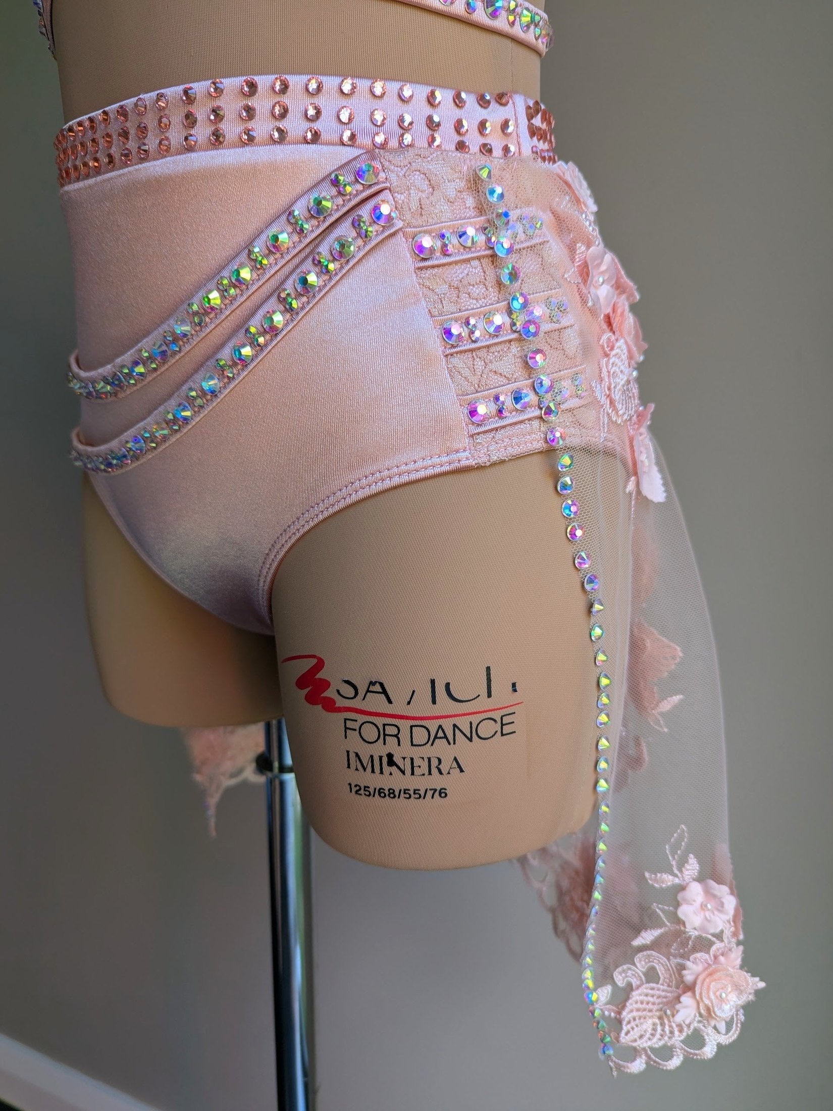 Cherish Bloom Blush Pink Satin: Delicate Skirt - Limited Edition Costume 