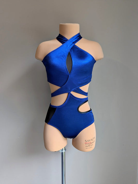 Fracture 2.0 Base - Navy Satin & Black Vinyl 