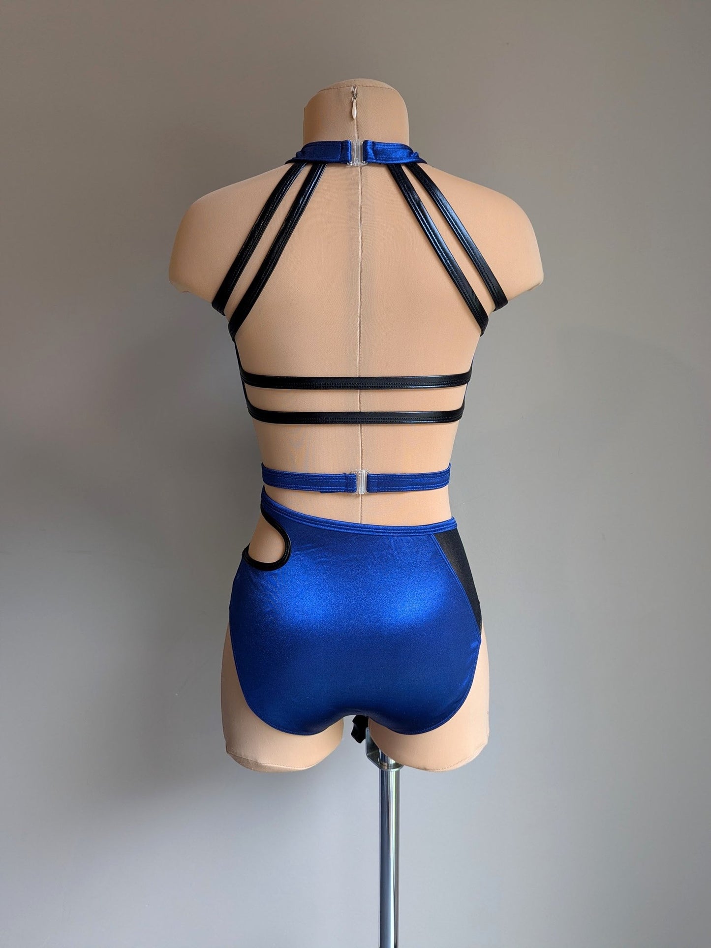 Fracture 2.0 Base - Navy Satin & Black Vinyl 