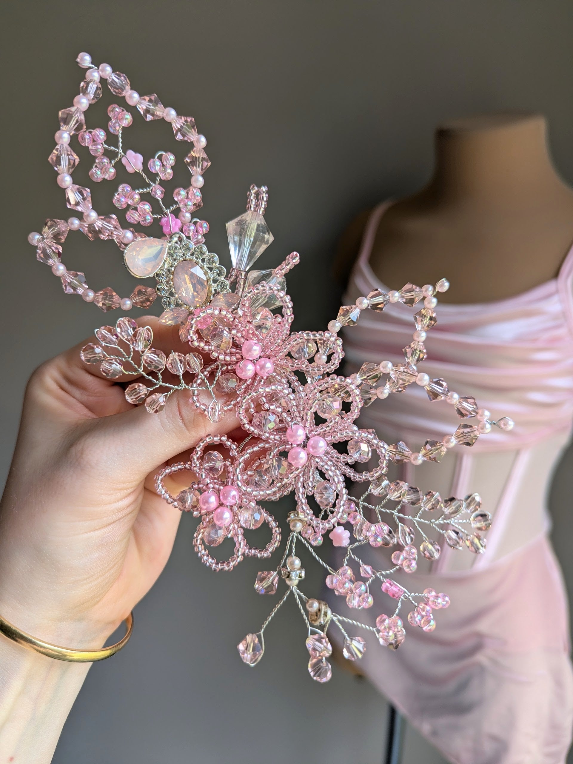 Headpiece - Pastel Pink 