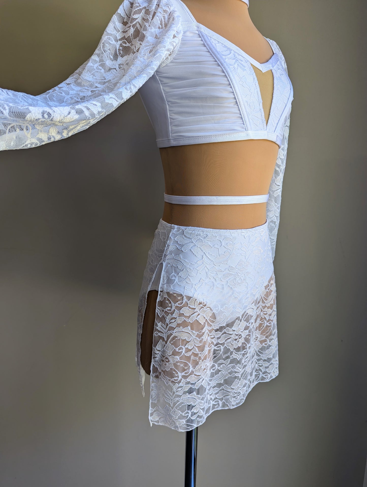 Opaline Set - White Lace 