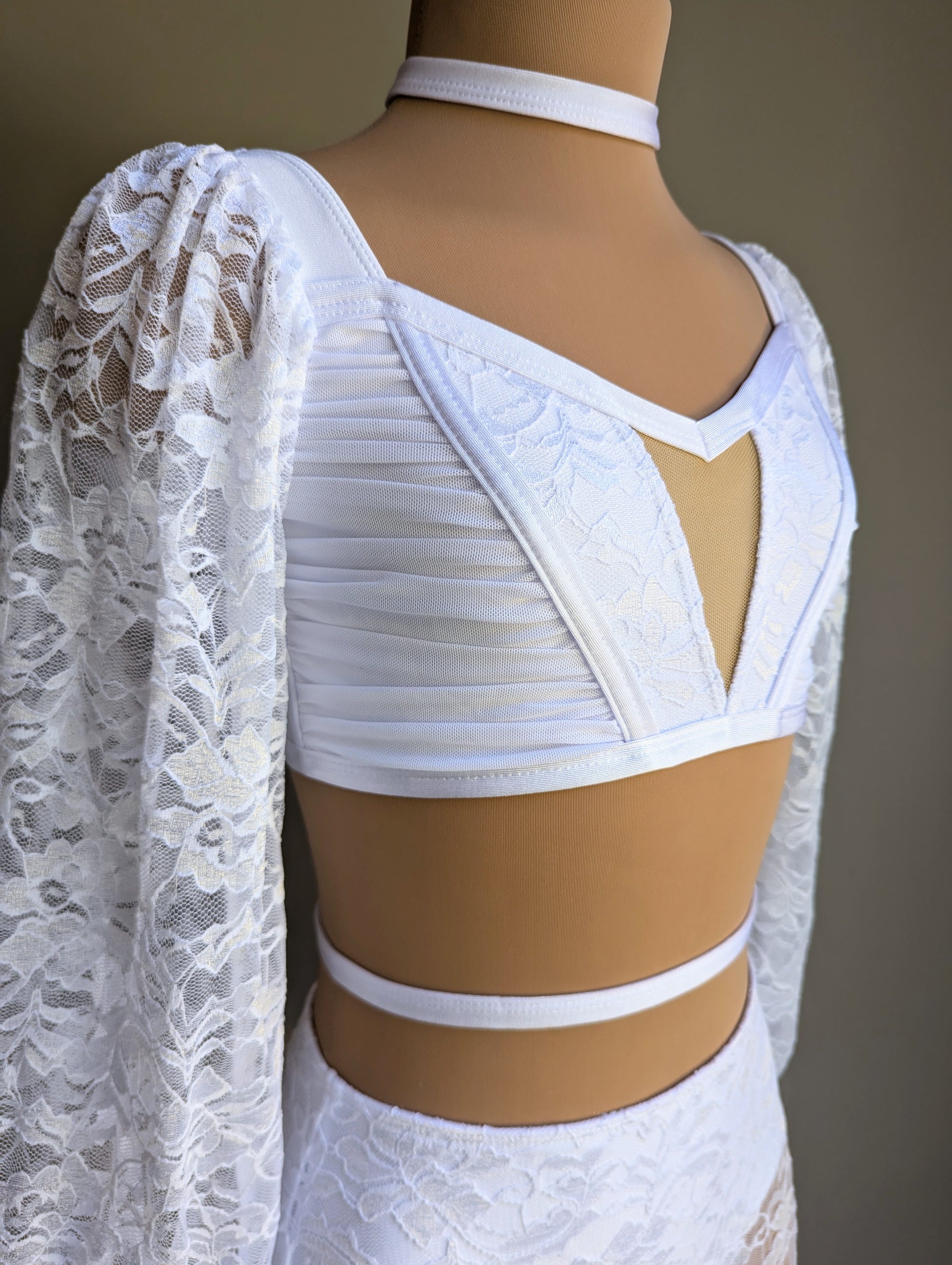 Opaline Set - White Lace 