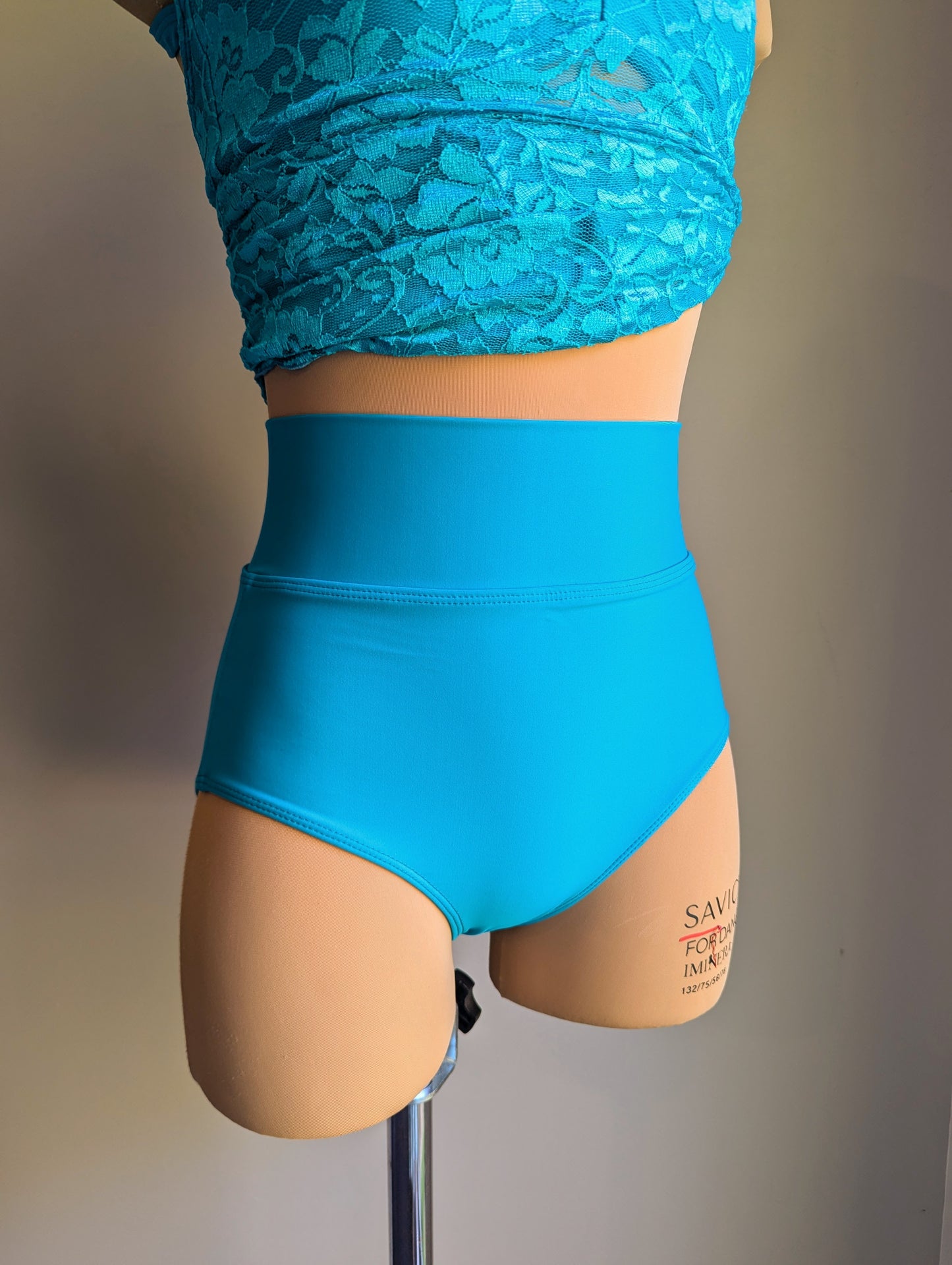 Silhouette 2.0 Slip Dress - Teal Lace Briefs Included 