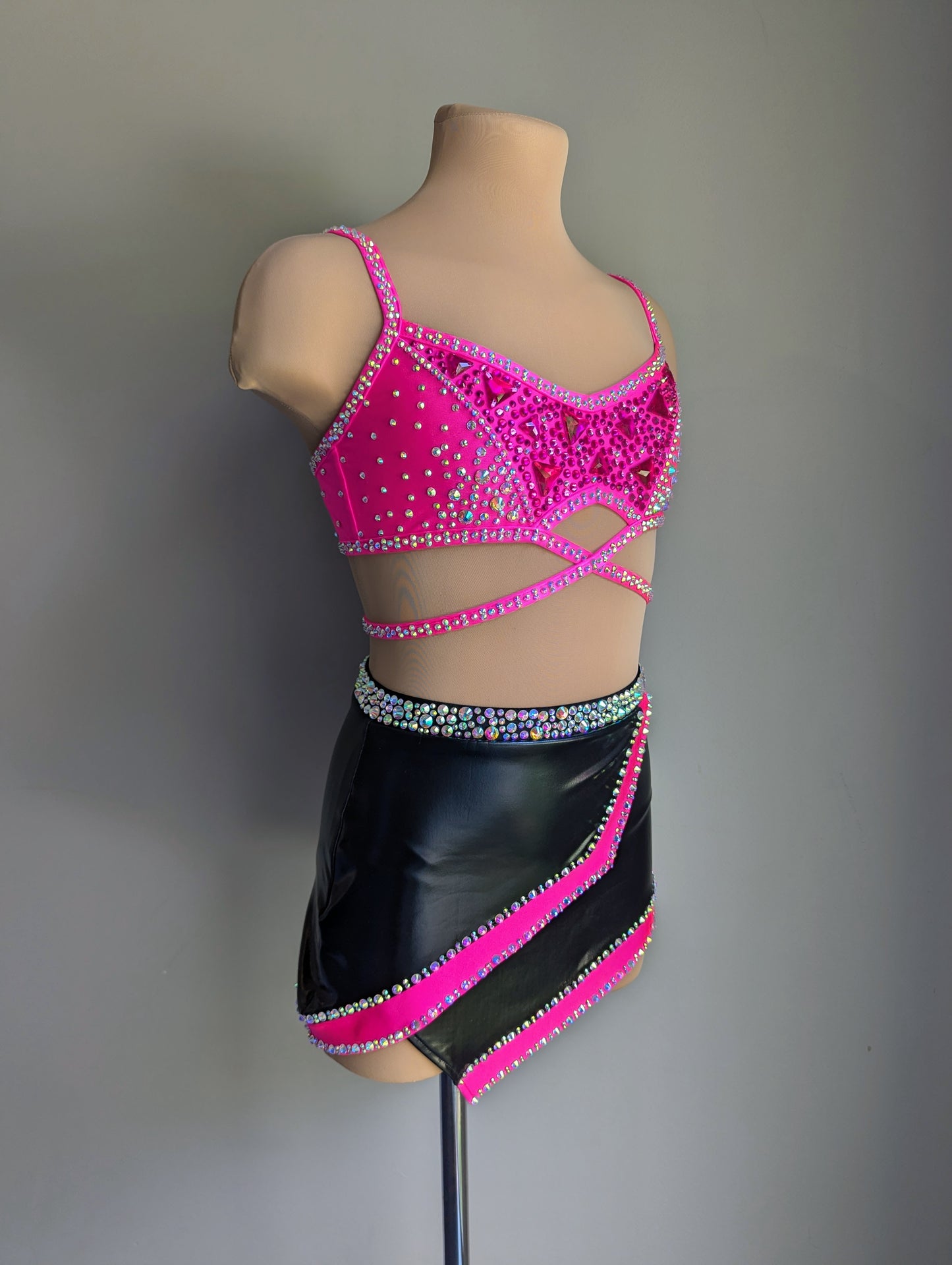 Sassy Skirt & Asha Crop Pink - Dazzle Pack