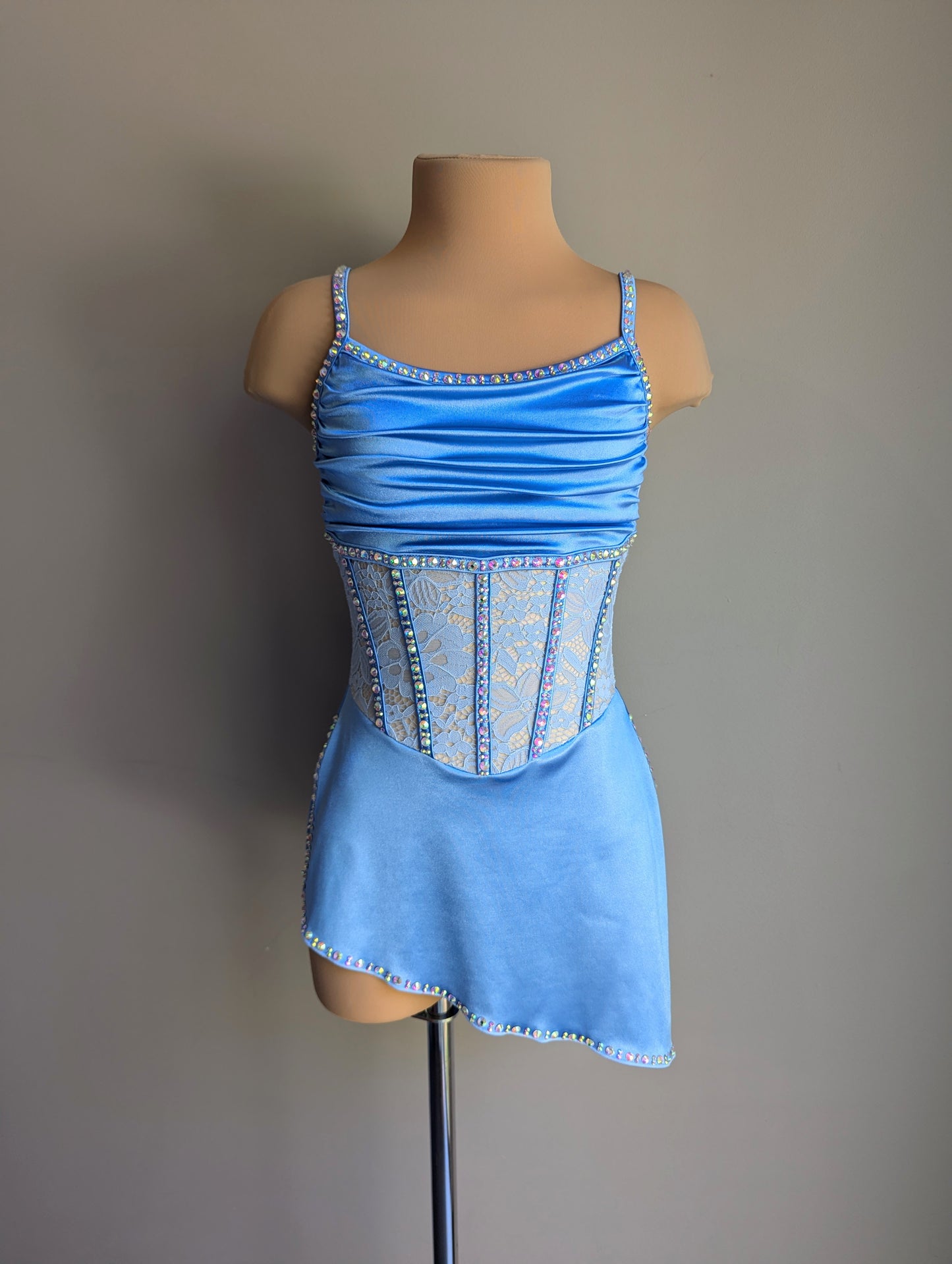 Cornflower Angelina Base - Barely There Dazzling by DMDC 