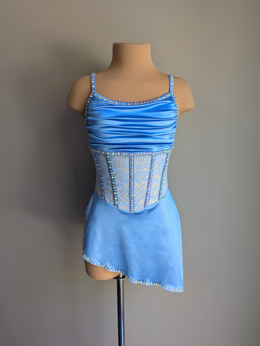 Cornflower Angelina Base - Barely There Dazzling by DMDC 