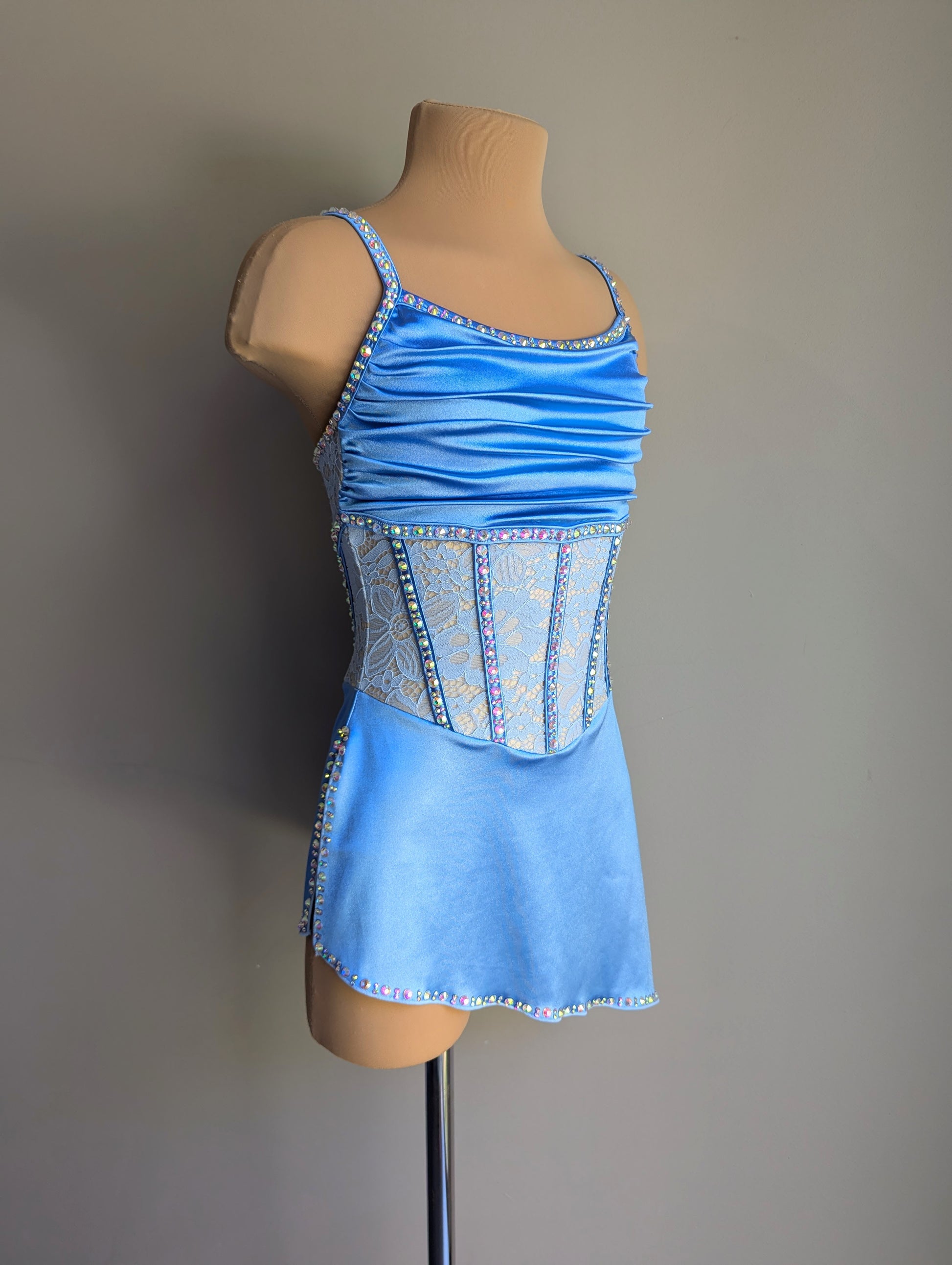 Cornflower Angelina Base - Barely There Dazzling by DMDC 