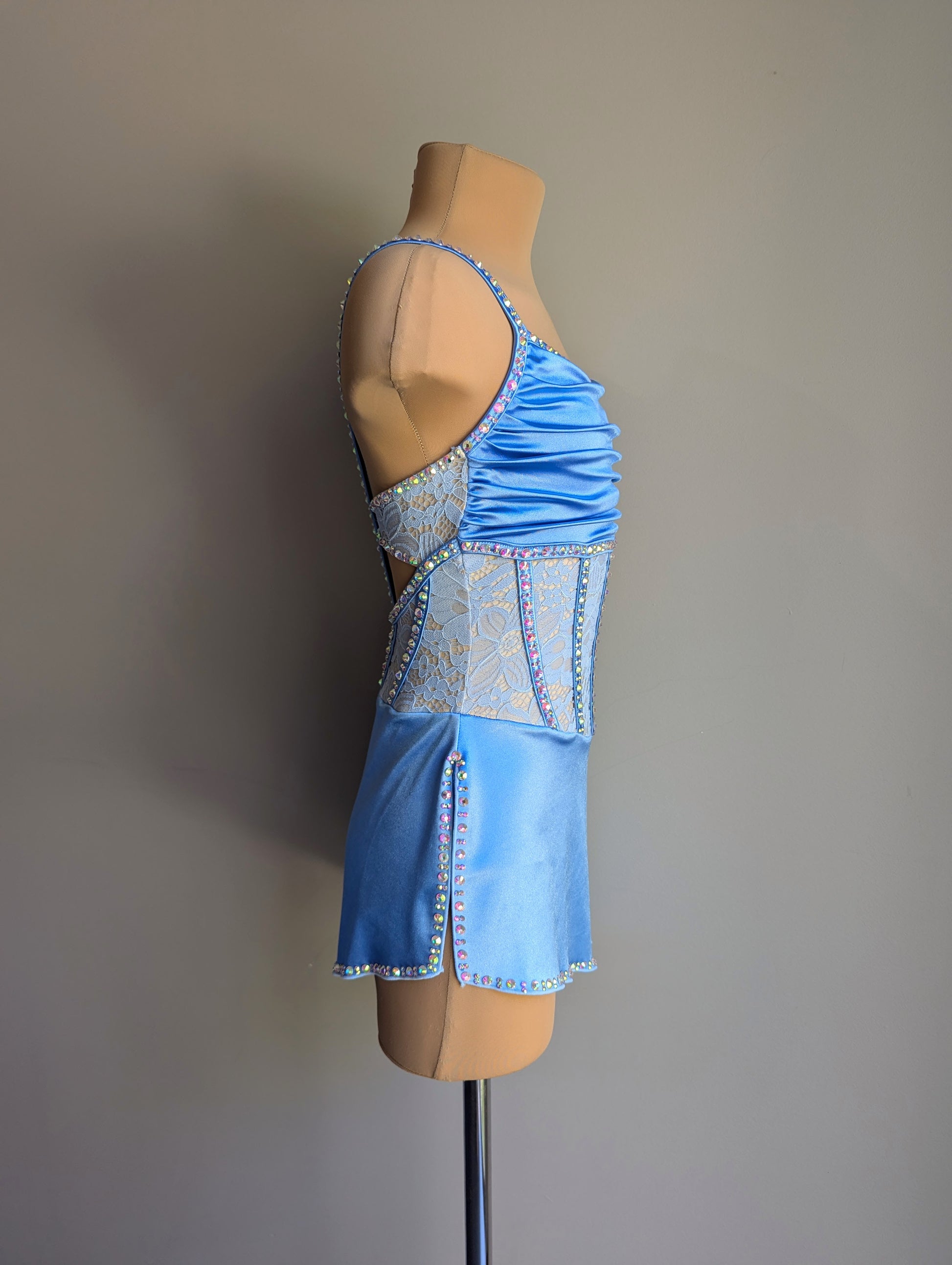 Cornflower Angelina Base - Barely There Dazzling by DMDC 