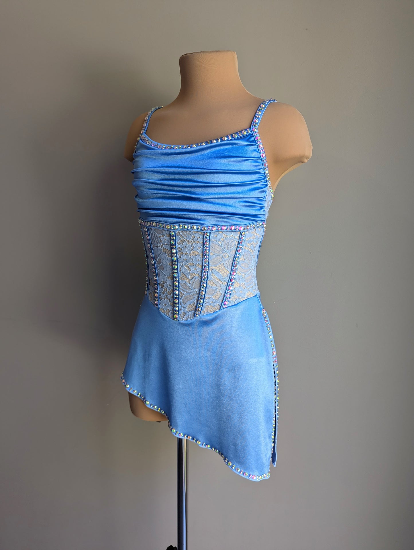 Cornflower Angelina Base - Barely There Dazzling by DMDC 