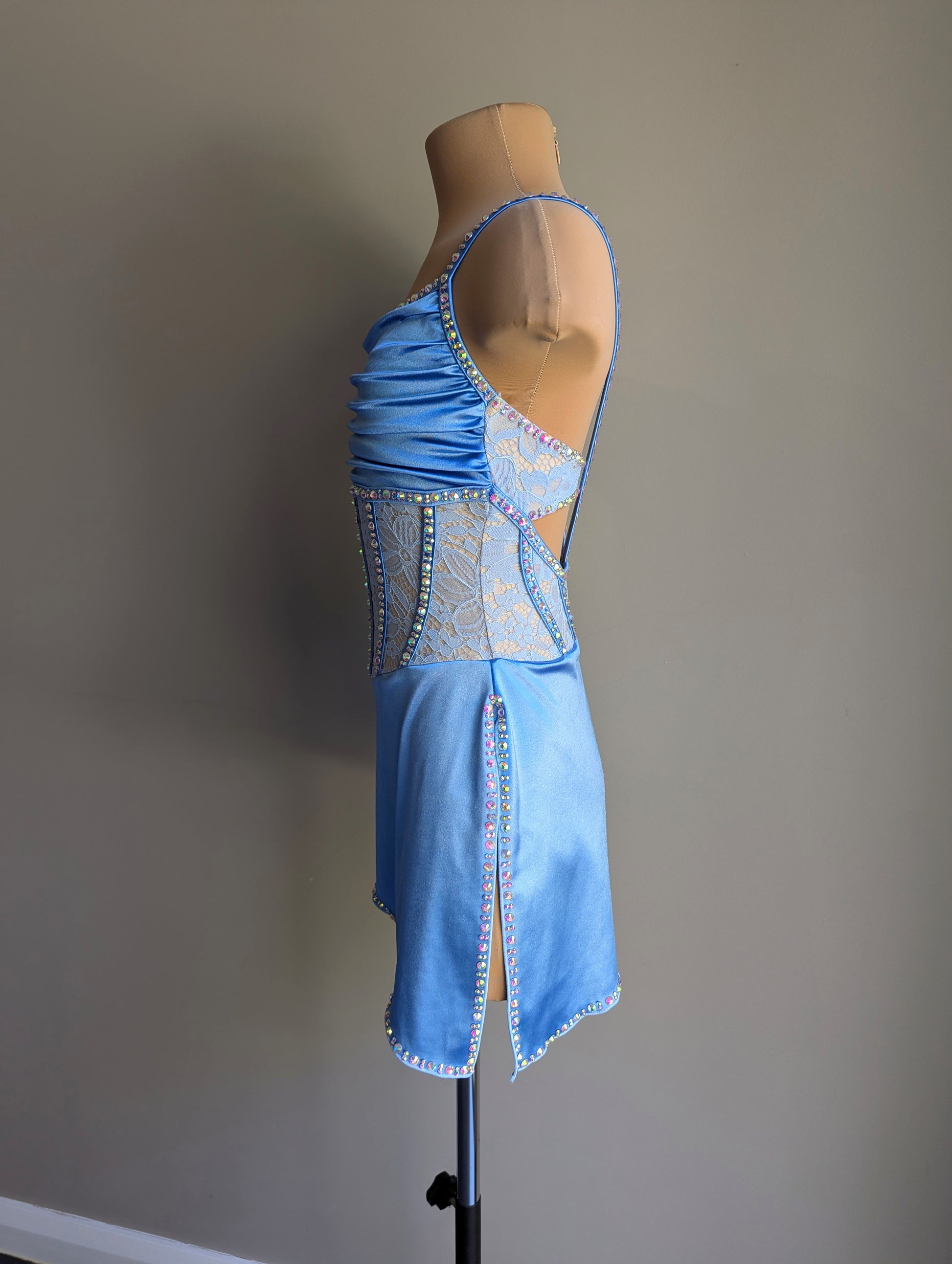 Cornflower Angelina Base - Barely There Dazzling by DMDC 