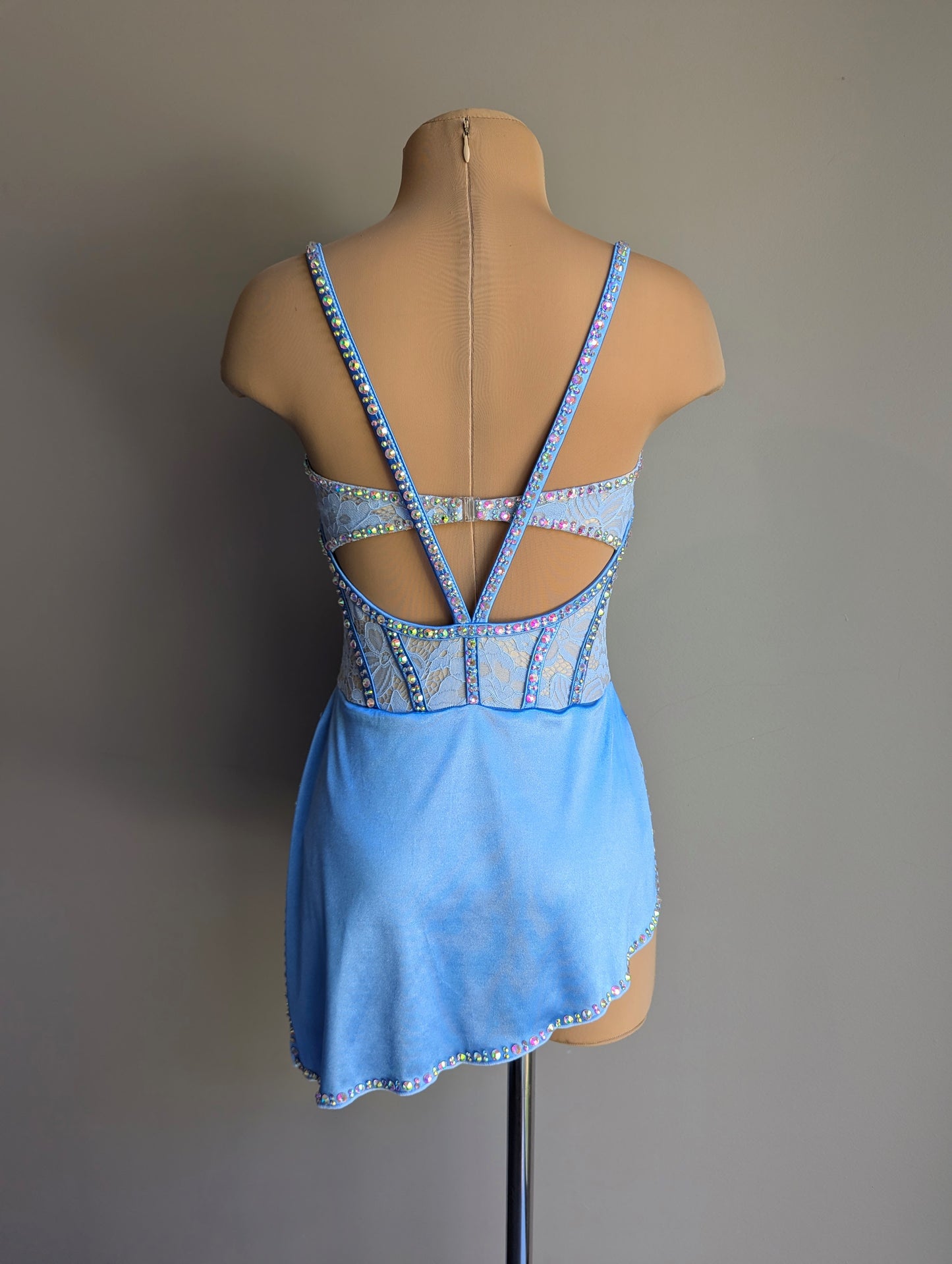 Cornflower Angelina Base - Barely There Dazzling by DMDC 